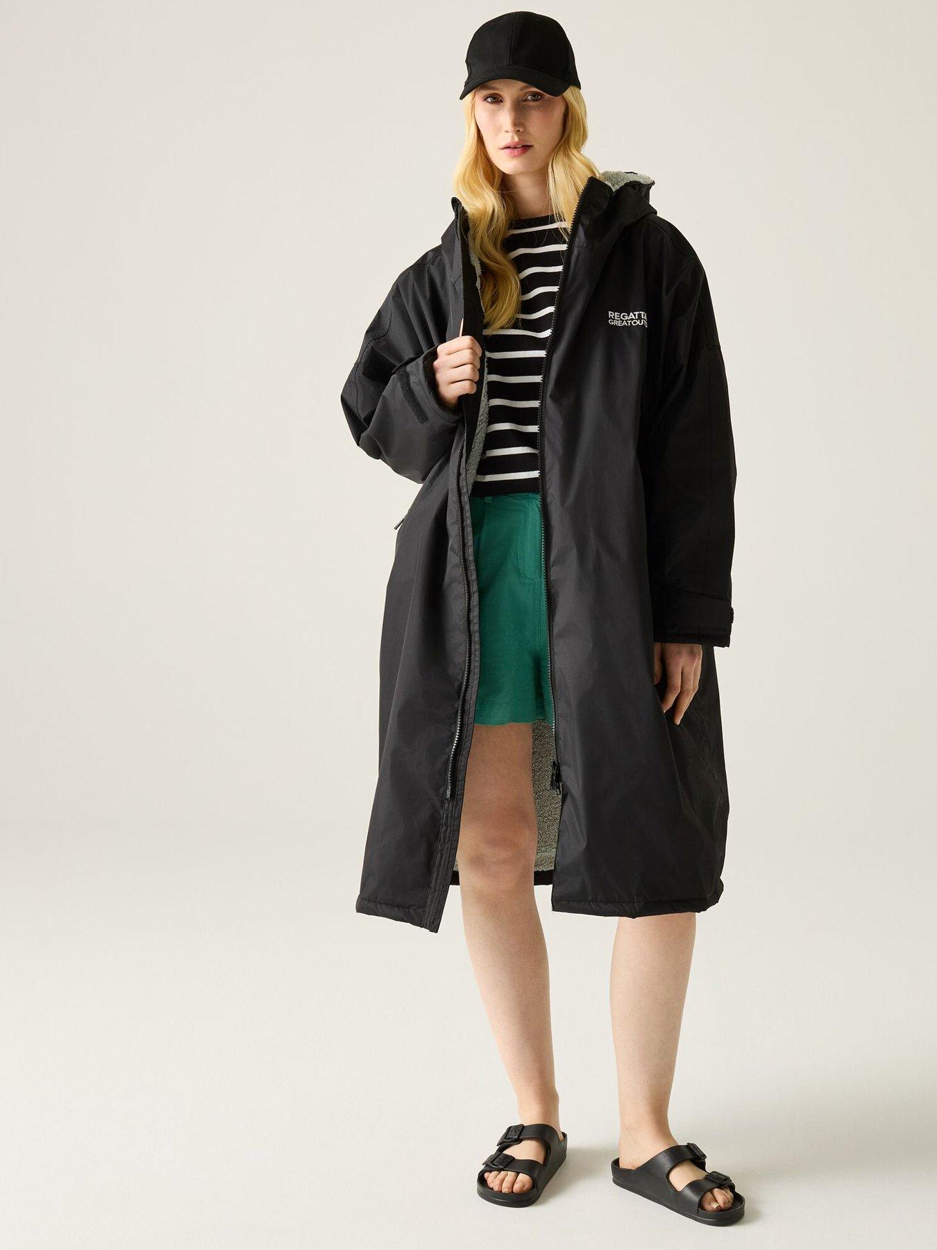 Regatta Adults Unisex Waterproof Changing Robe - Black