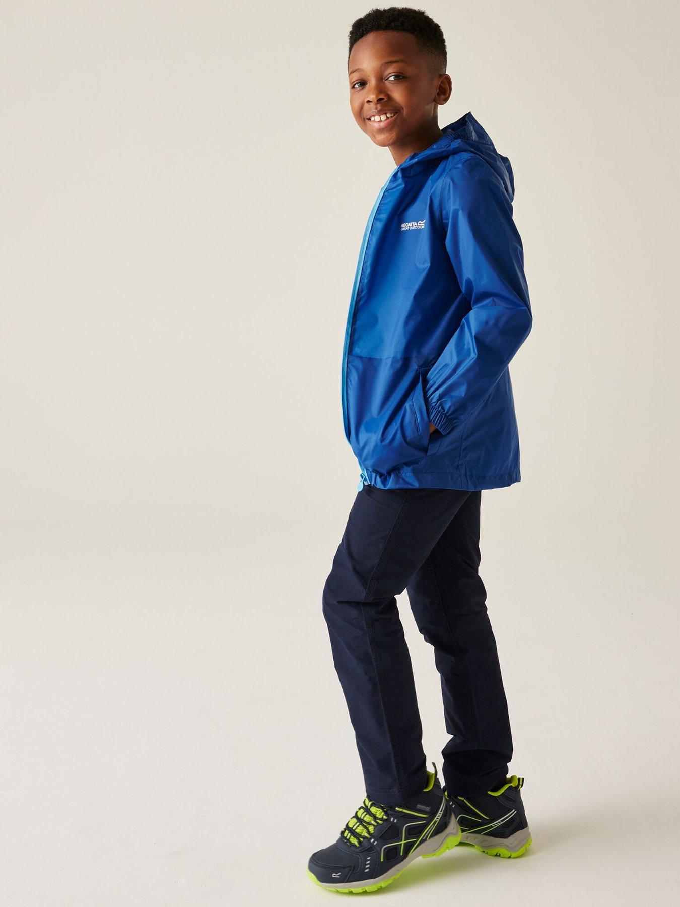 Regatta Kids Boys Pack It Iii Waterproof Shell Jacket - Blue | Very