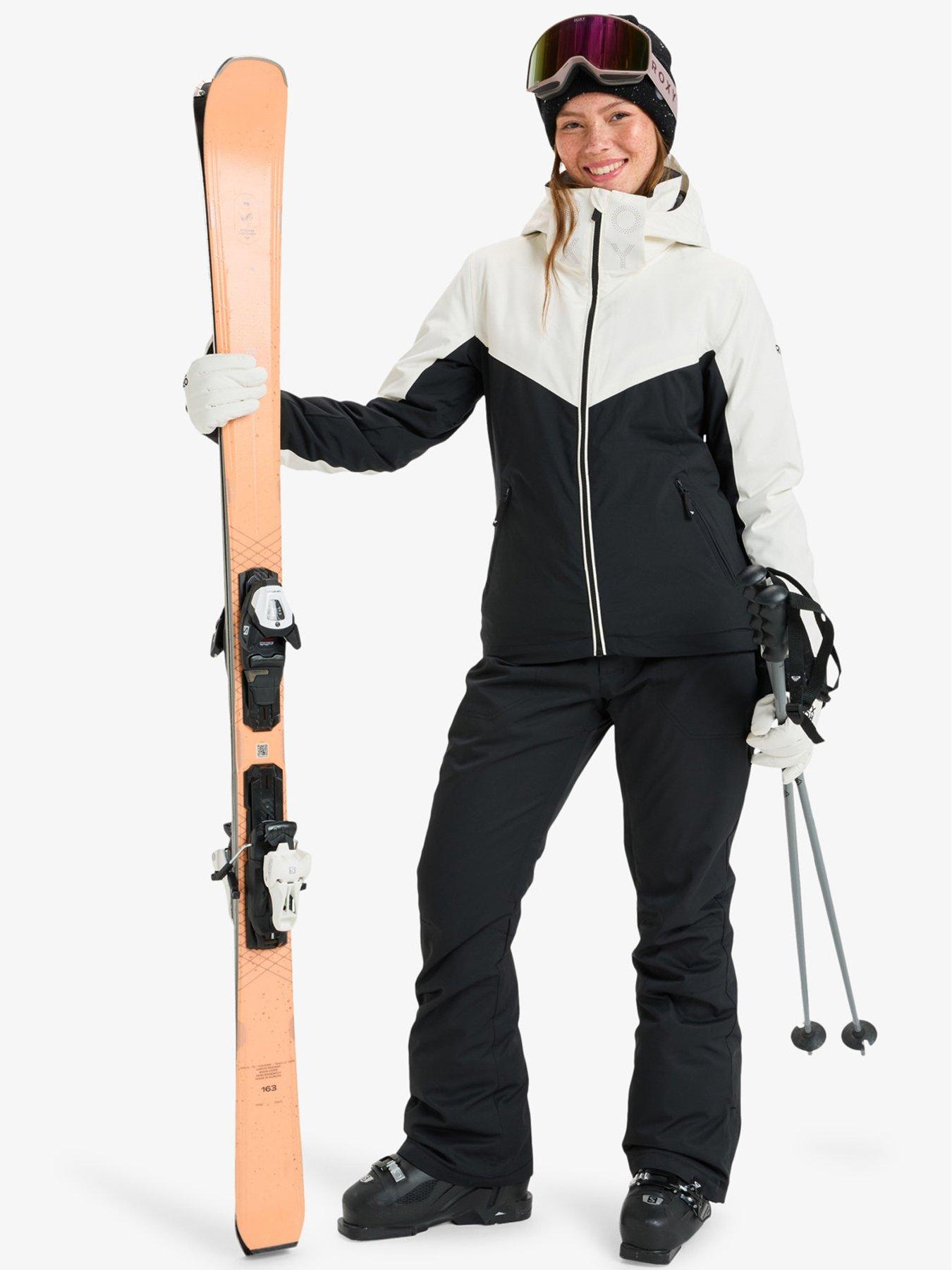 Roxy Womens Skiing Free Jet Block Jacket - Black | Very