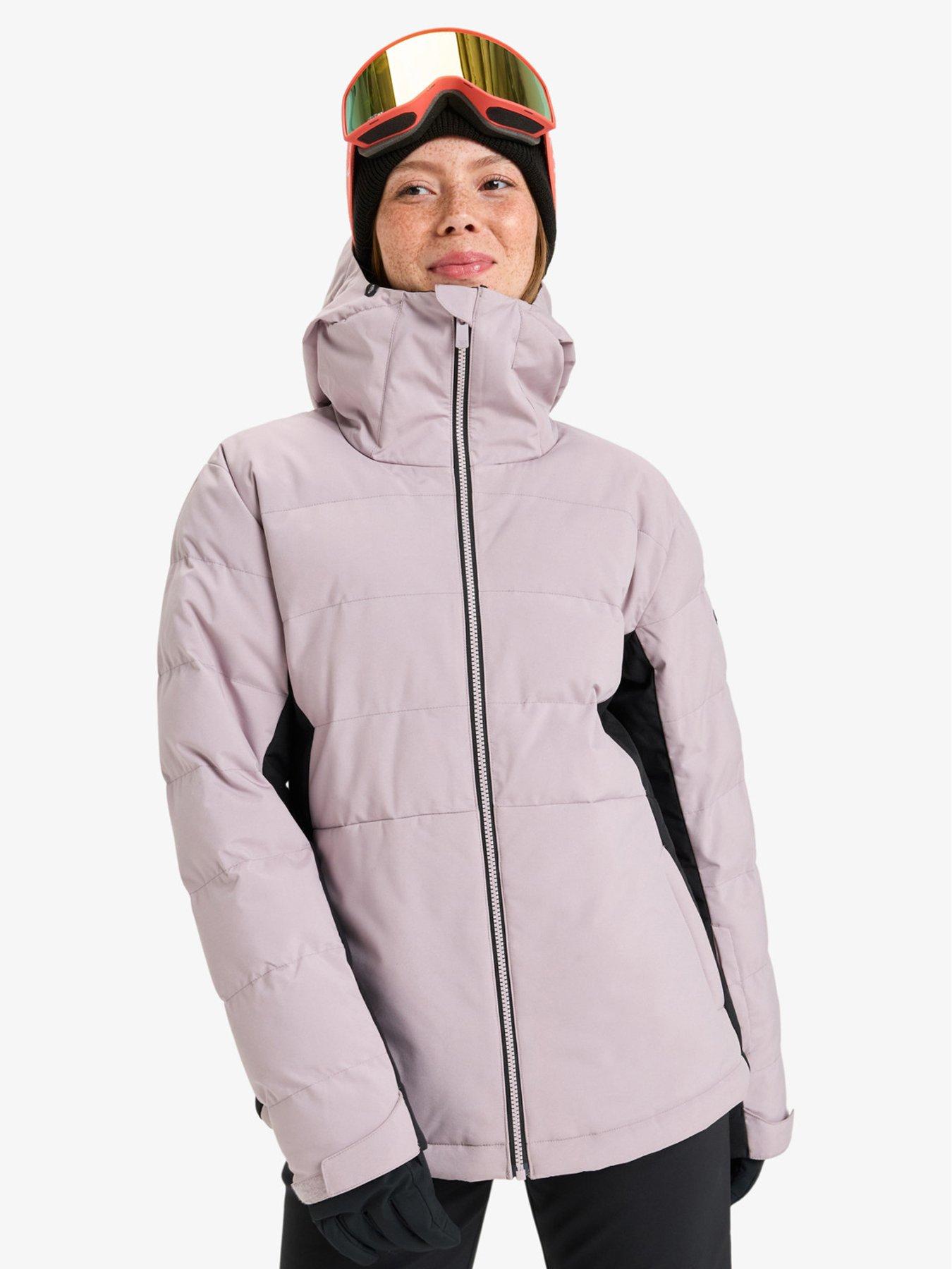 Roxy Womens Skiing Snowyhill Technical Waterproof Jacket, Purple, Size Xs, Women