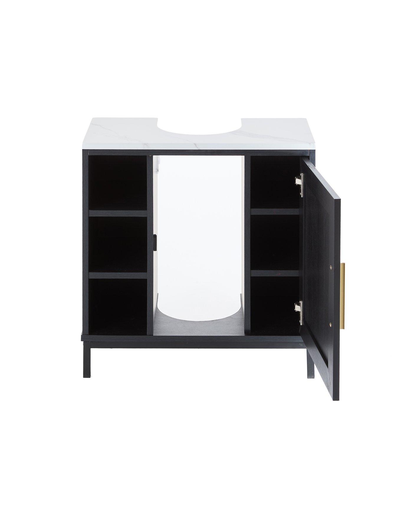 Image 4 of 7 of The Very Collection Ashford Under Sink Cabinet With Faux Marble Top - FSC&reg; Certified