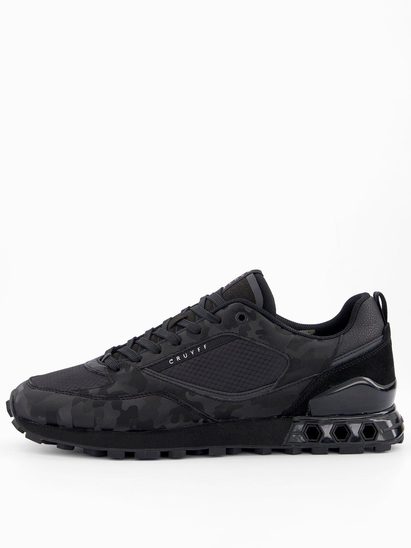 Image 1 of 7 of CRUYFF Snyper Camo Trainers- Black