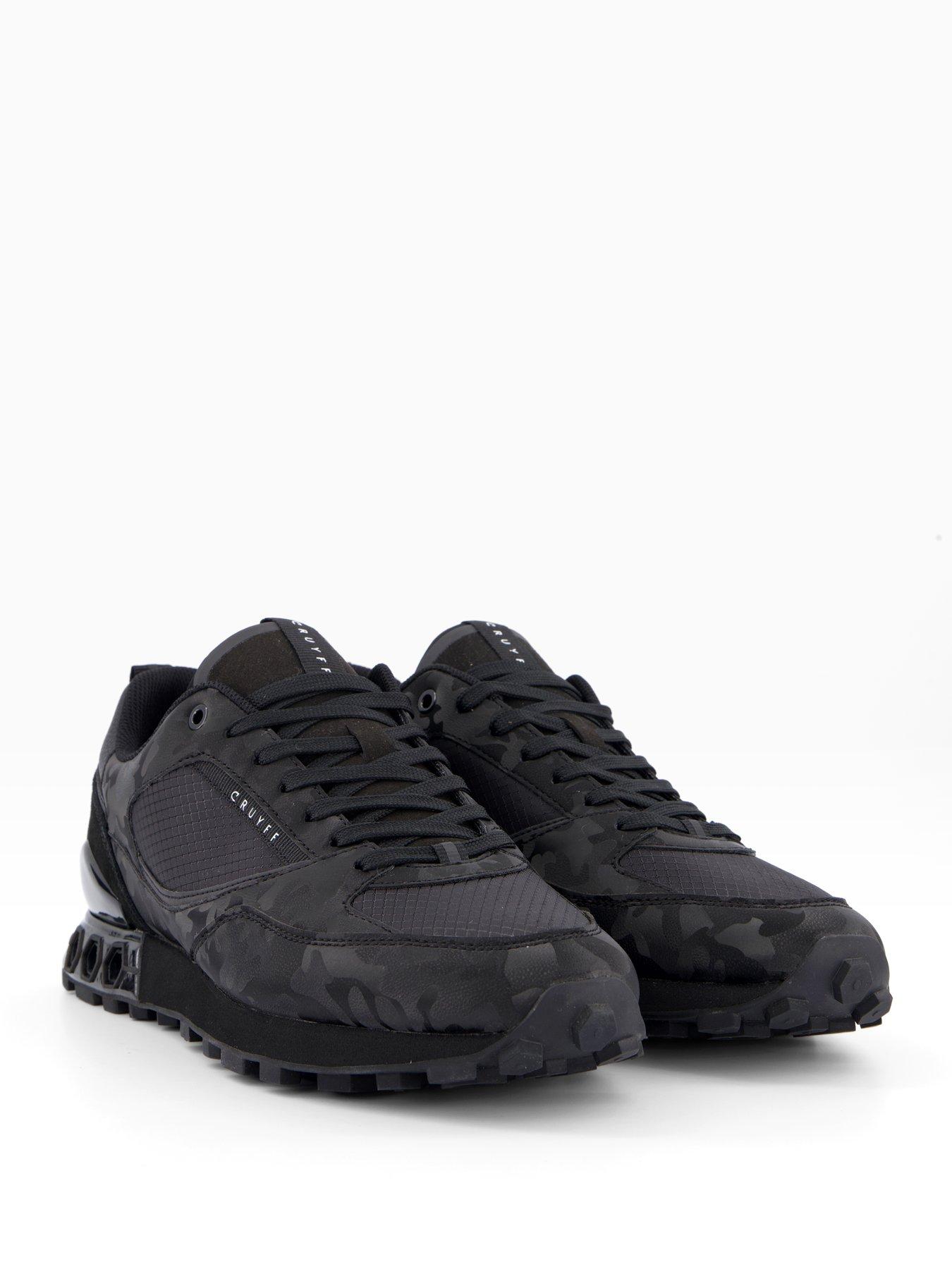 Image 6 of 7 of CRUYFF Snyper Camo Trainers- Black