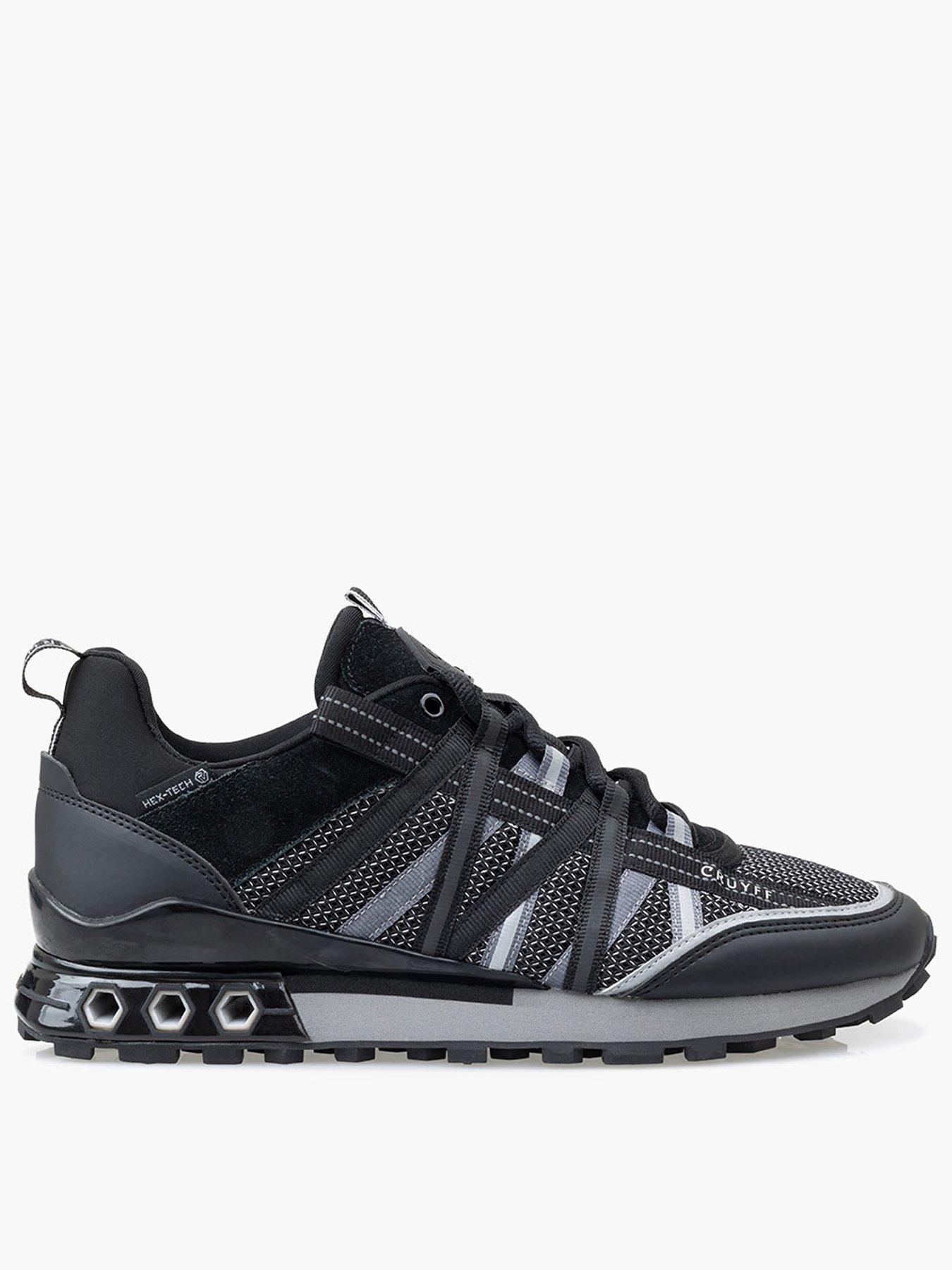 CRUYFF Fearia Hex- Tech Trainers- Black/Grey