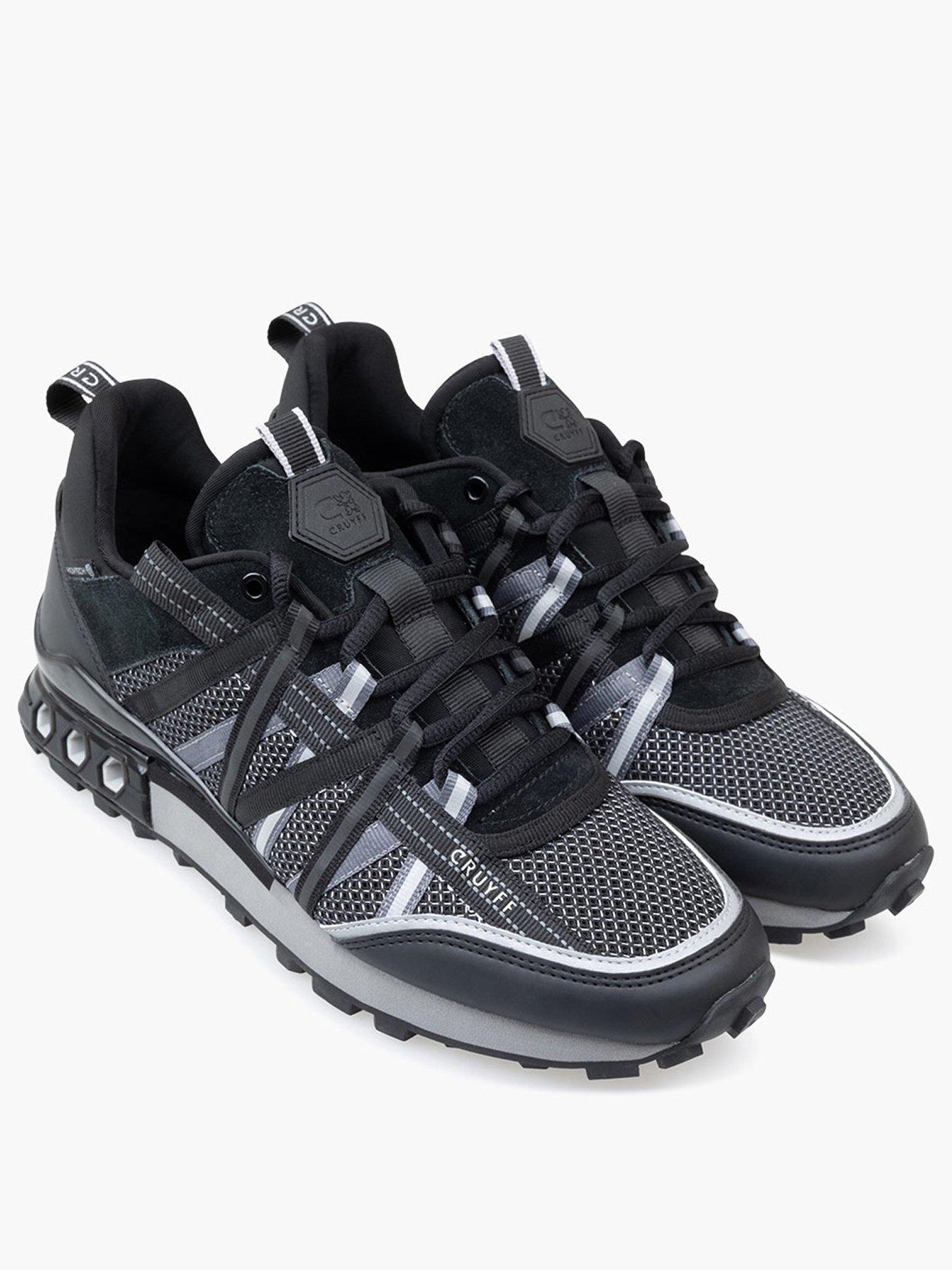 Image 2 of 7 of CRUYFF Fearia Hex- Tech Trainers- Black/Grey