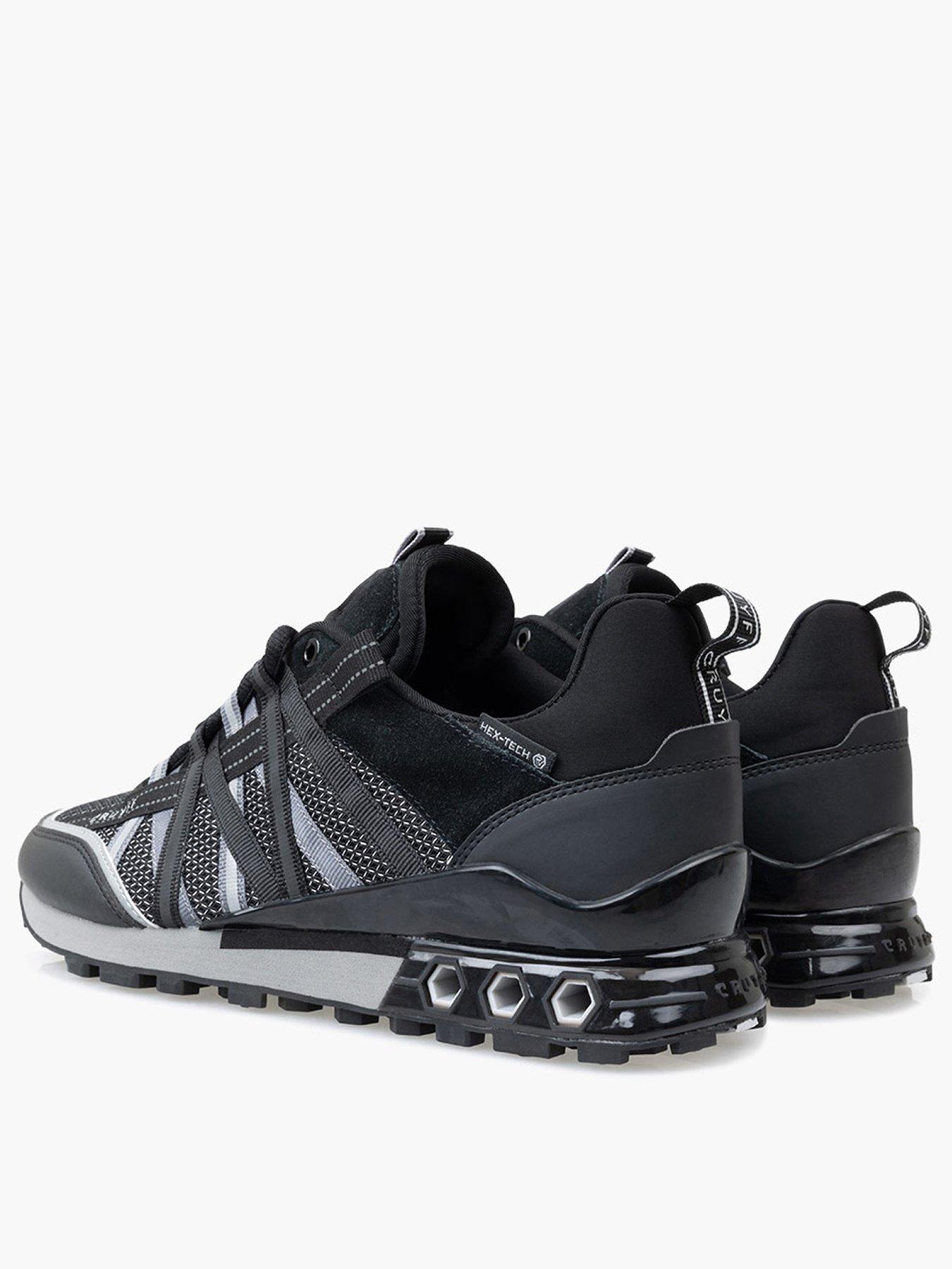 Image 3 of 7 of CRUYFF Fearia Hex- Tech Trainers- Black/Grey