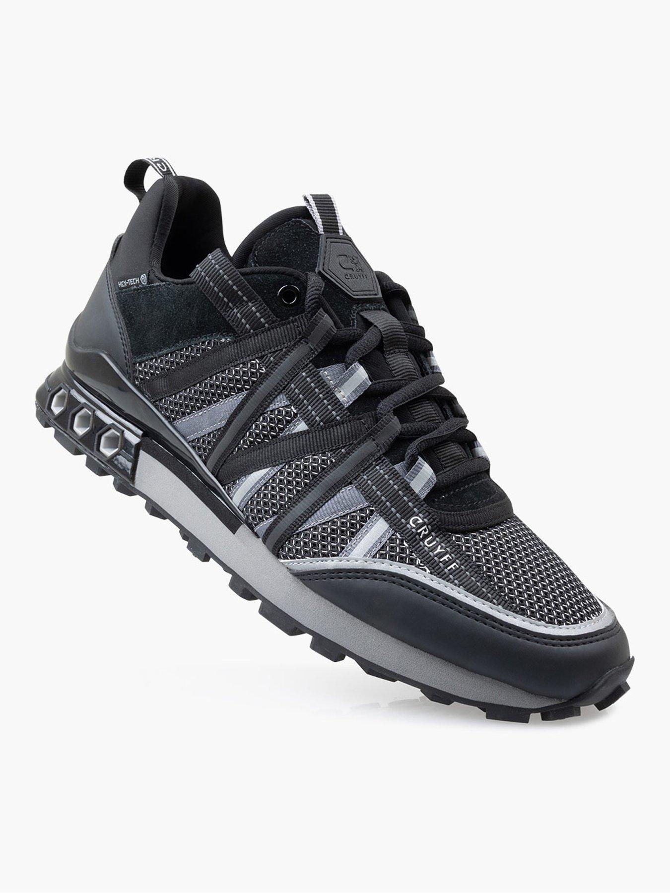 Image 7 of 7 of CRUYFF Fearia Hex- Tech Trainers- Black/Grey