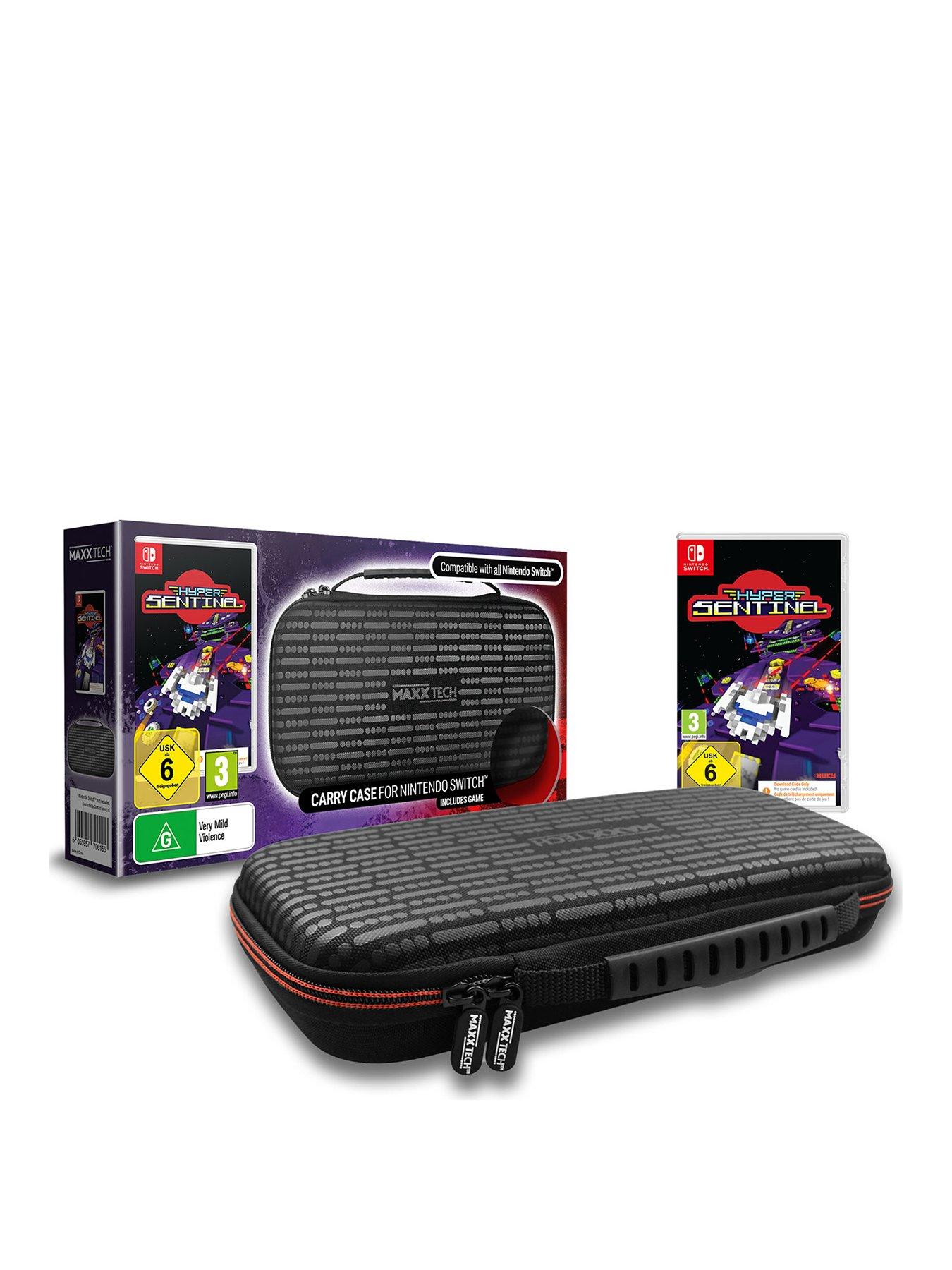Image 1 of 8 of Nintendo Switch Maxx Tech Premium Carry Case &amp; Hyper Sentinel Bundle for Switch