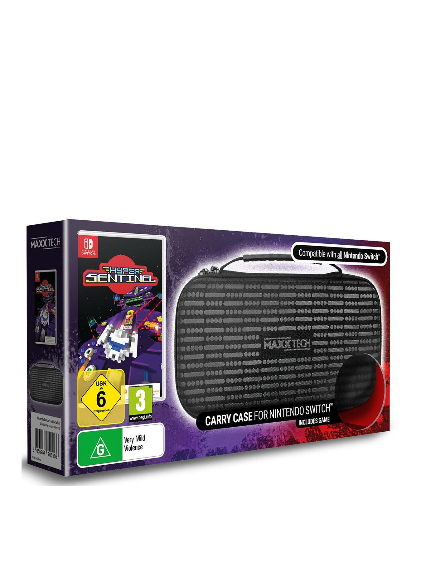 Image 2 of 8 of Nintendo Switch Maxx Tech Premium Carry Case &amp; Hyper Sentinel Bundle for Switch