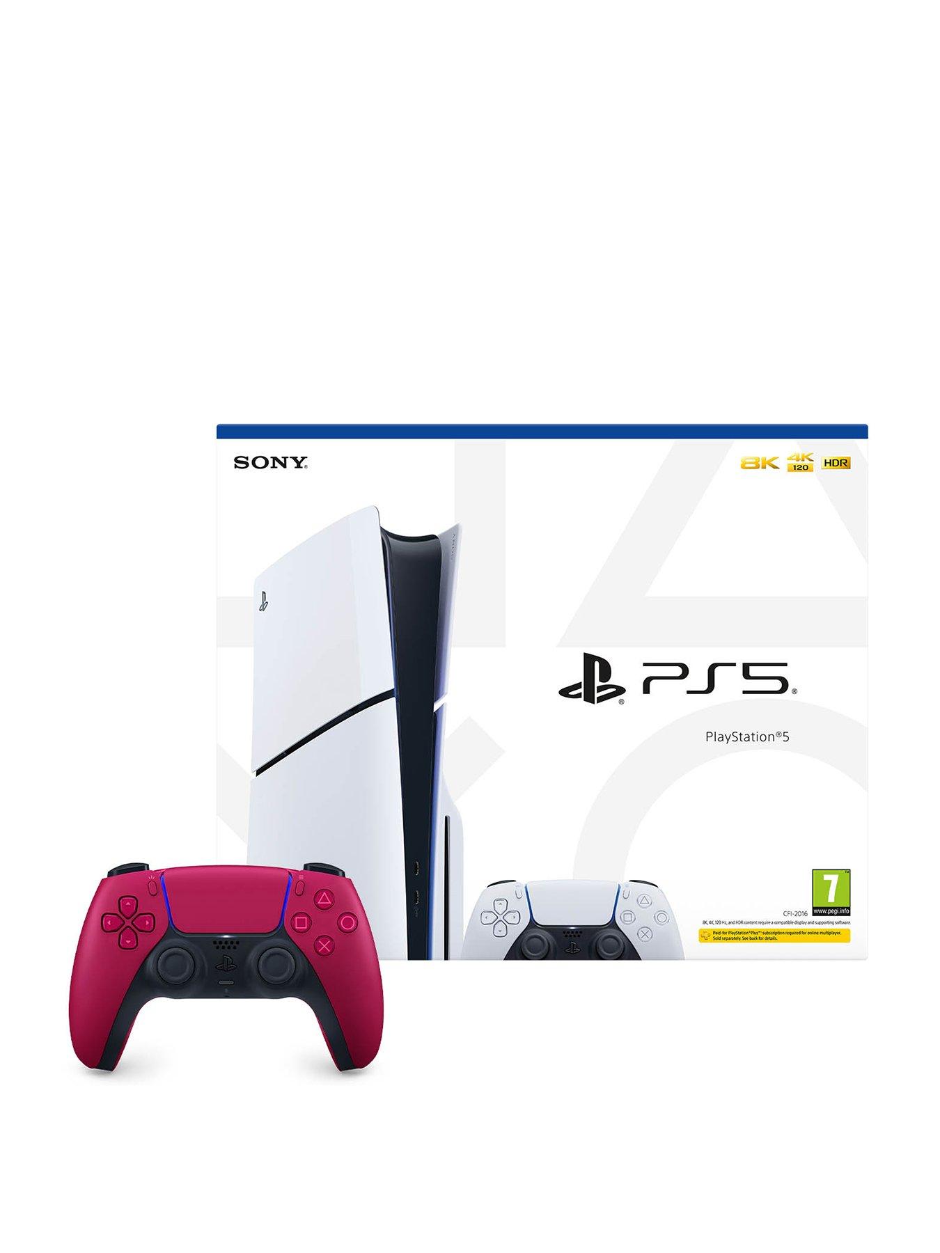 undefined Disc Console  &  Additional DualSense Wireless Controller - Cosmic Red