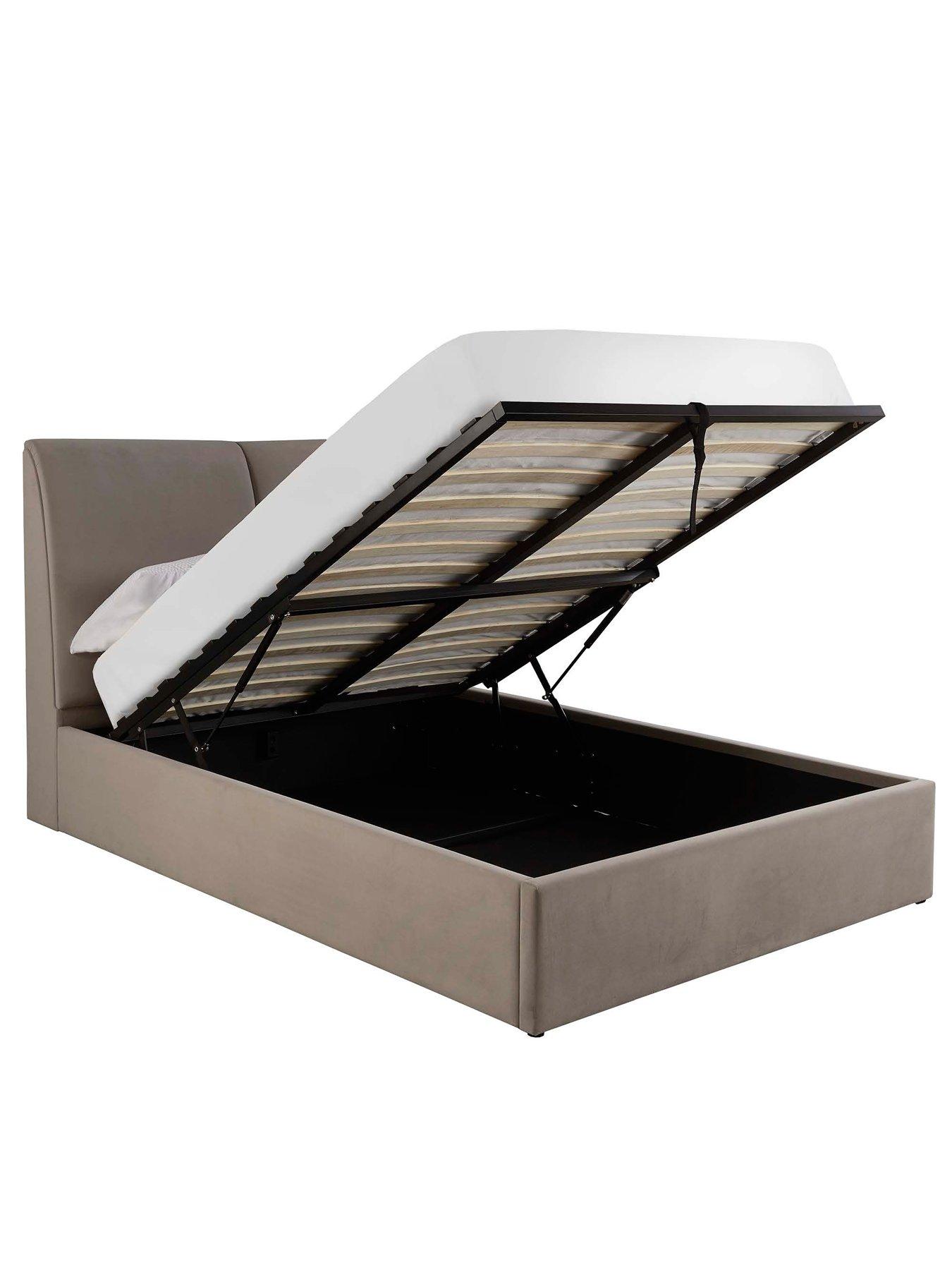 Image 6 of 8 of GFW Montrel End Lift Storage Ottoman&nbsp;Bed Frame with Mattress Options