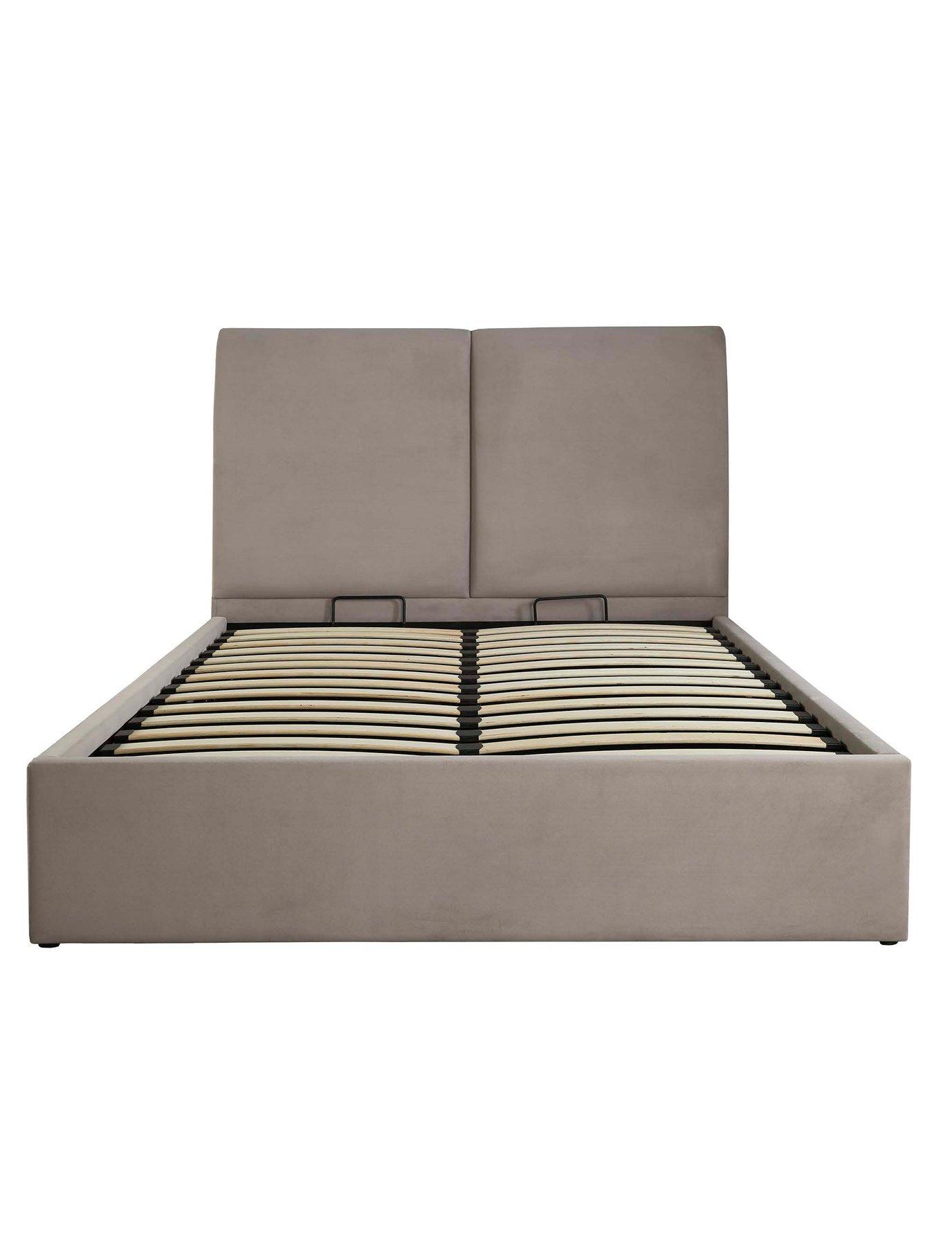 Image 7 of 8 of GFW Montrel End Lift Storage Ottoman&nbsp;Bed Frame with Mattress Options