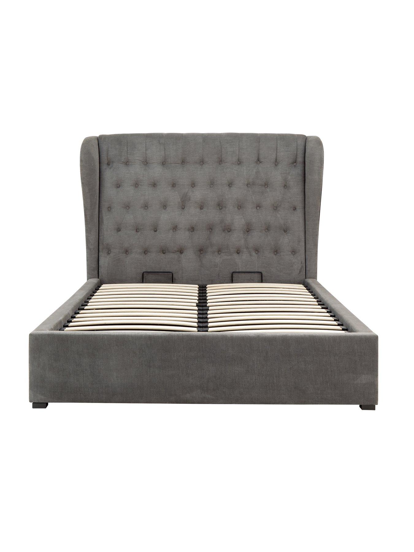 Image 6 of 7 of GFW Geena Double End Lift Storage Ottoman Bedframe