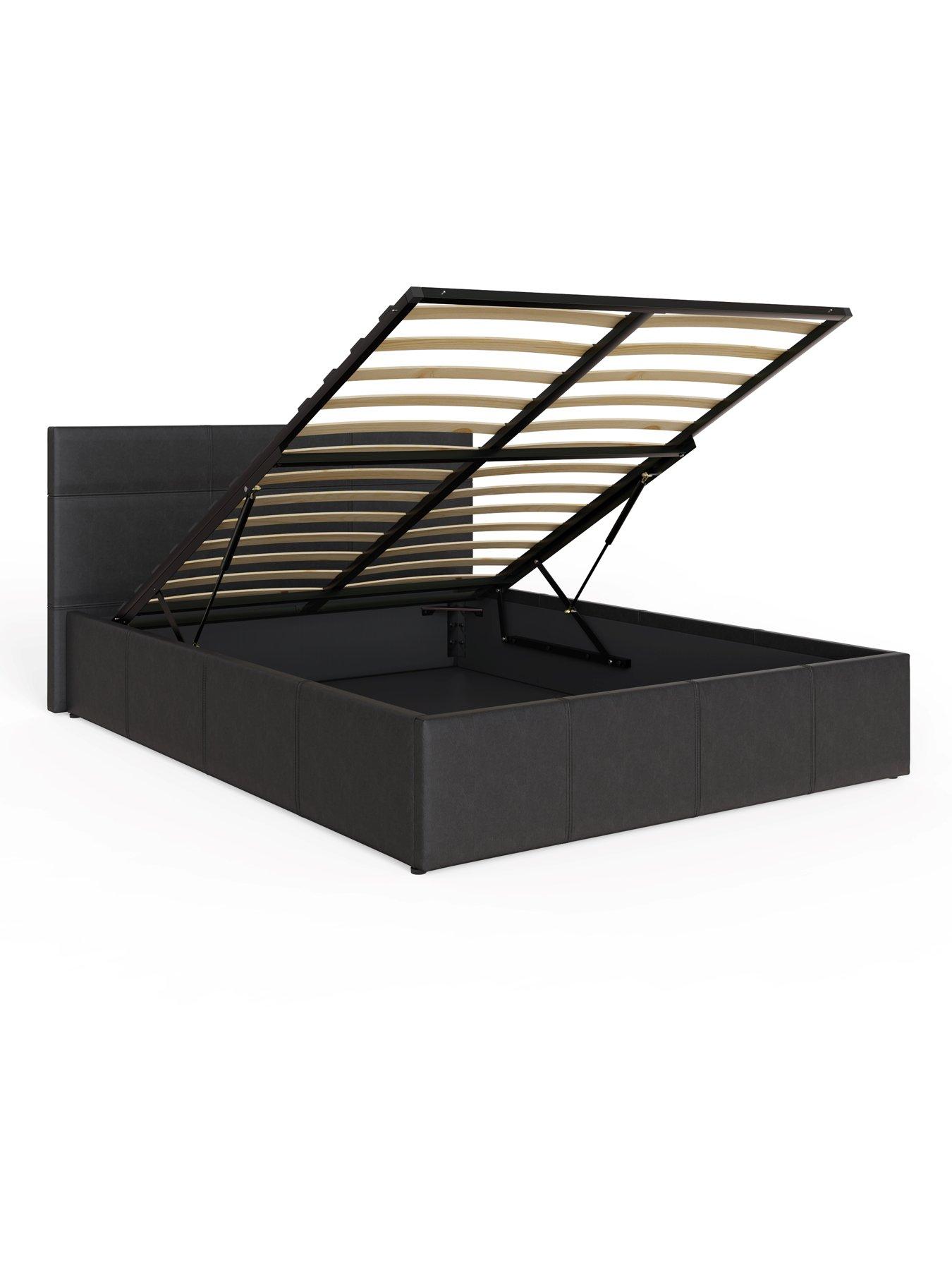 Image 6 of 7 of GFW Odessa Double End Lift Storage Ottoman Bed