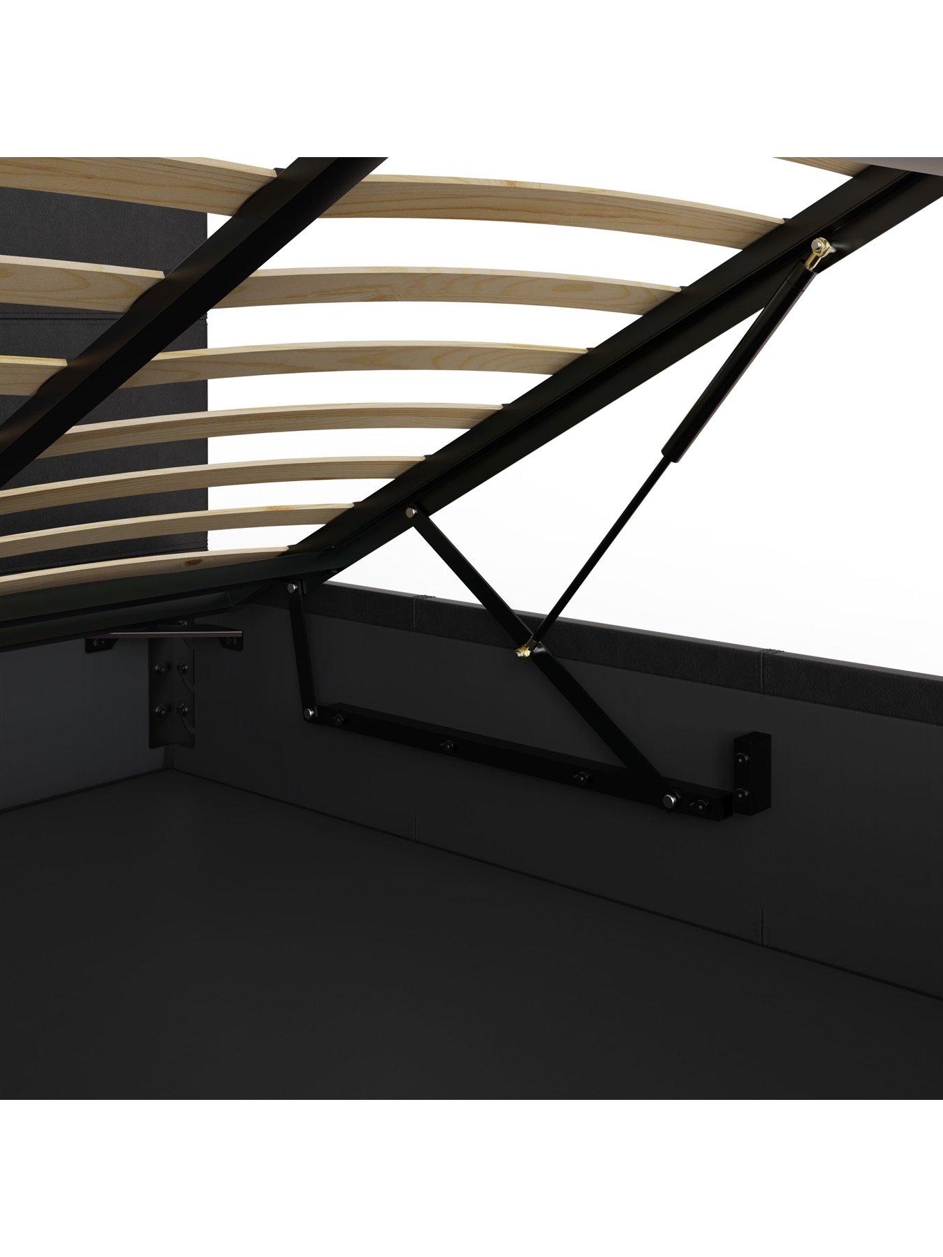 Image 7 of 7 of GFW Odessa Double End Lift Storage Ottoman Bed