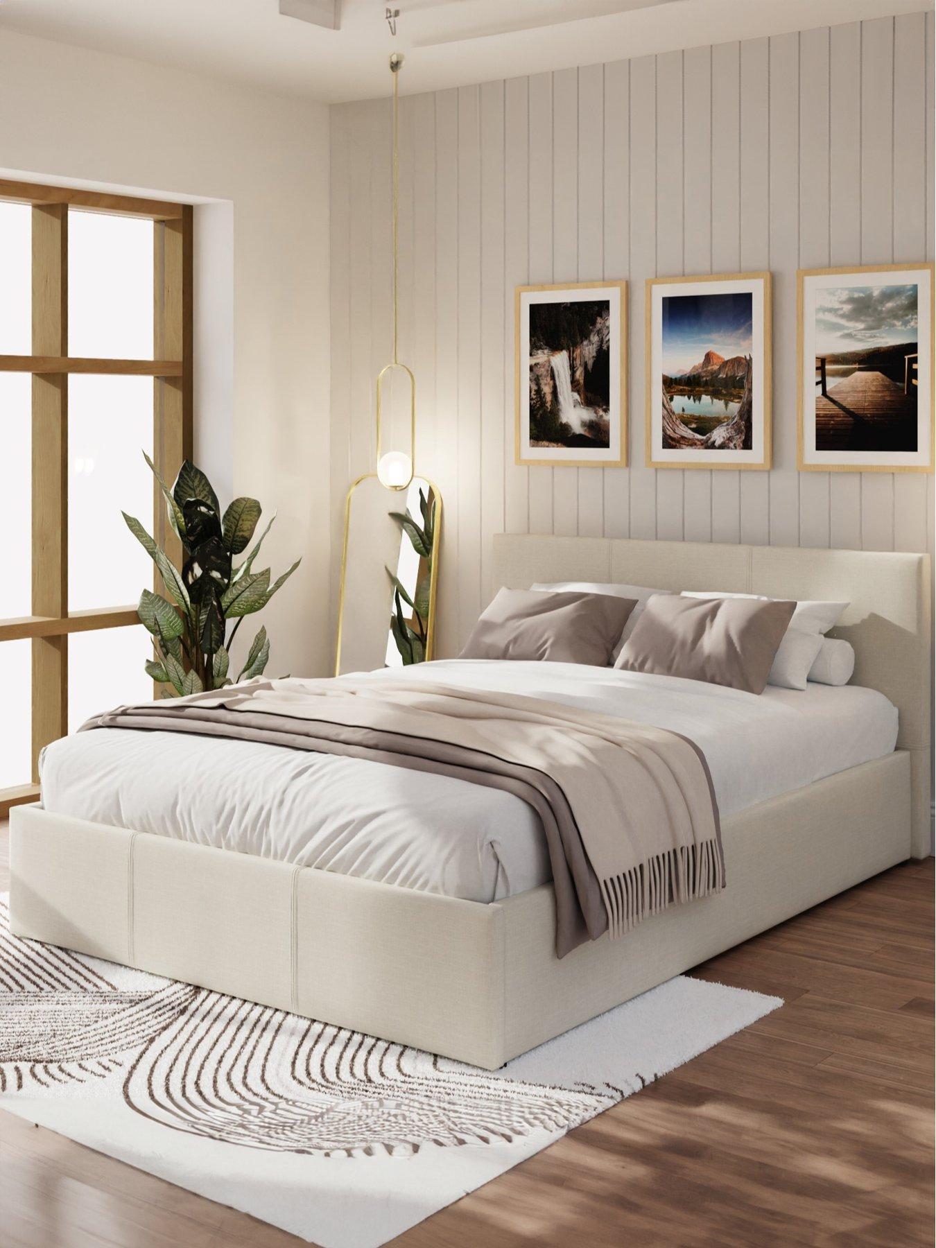 undefined Odessa Double End Lift Storage Ottoman Bed