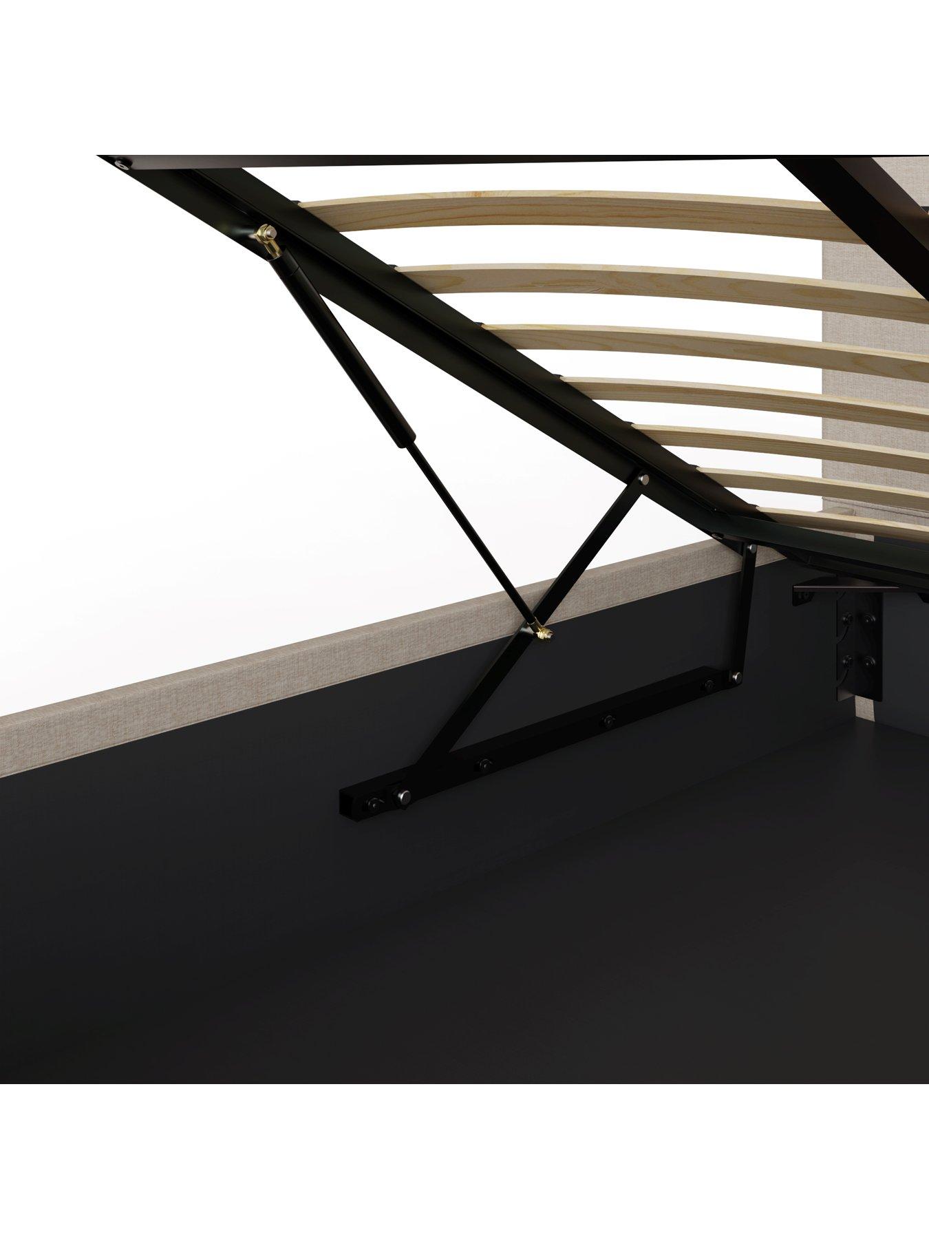 Image 7 of 8 of GFW Odessa Double End Lift Storage Ottoman Bed