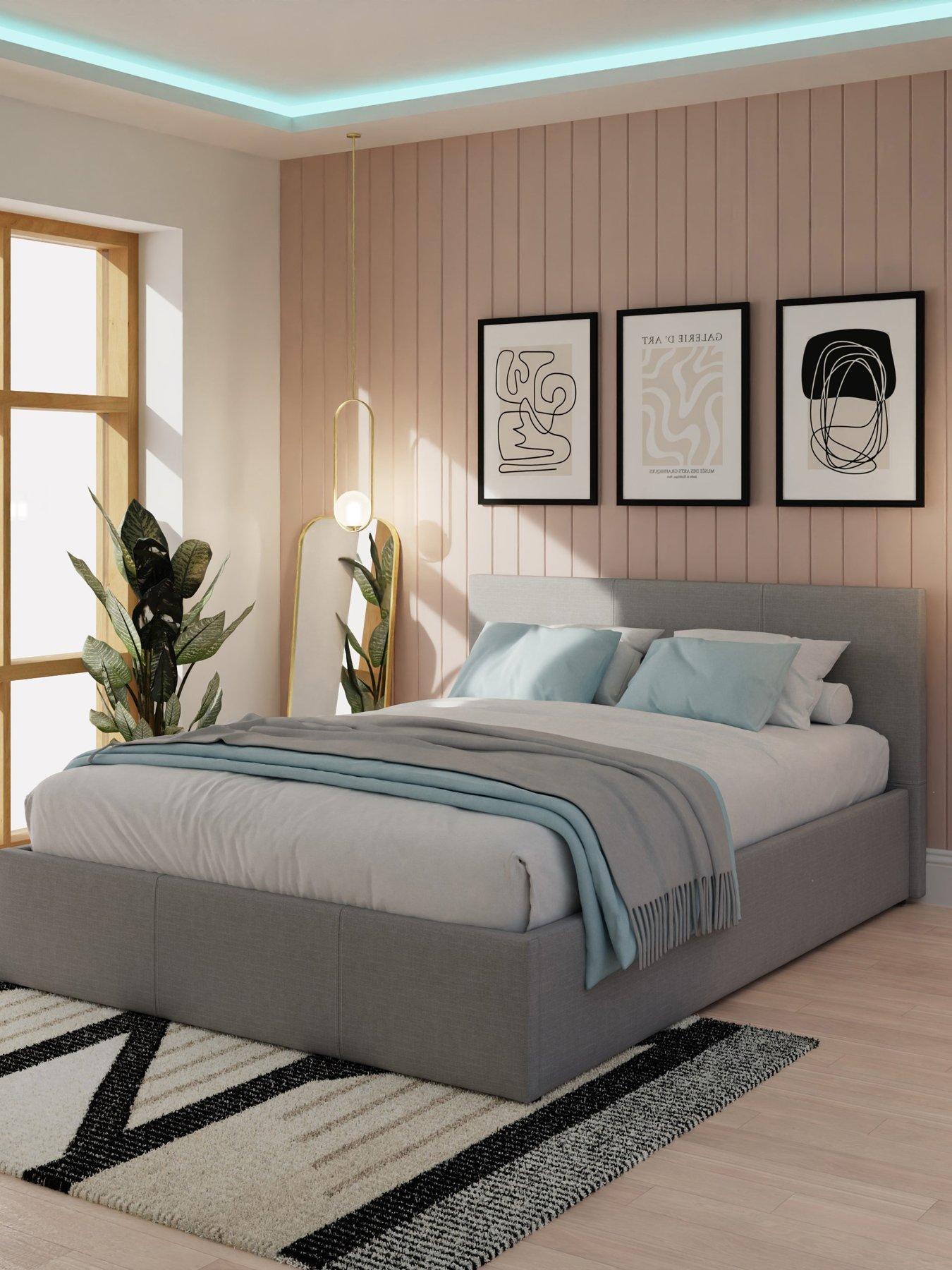 undefined Odessa Double End Lift Storage Ottoman Bed
