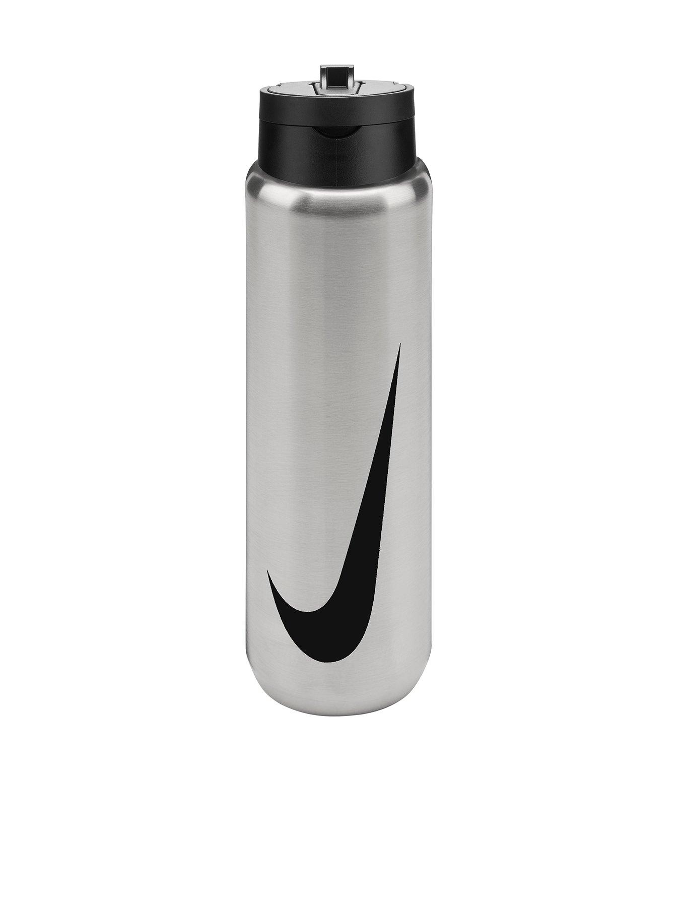 undefined Stainless Steel Recharge Straw Bottle 24 Oz / 710 Ml Rfsh - Grey/Black