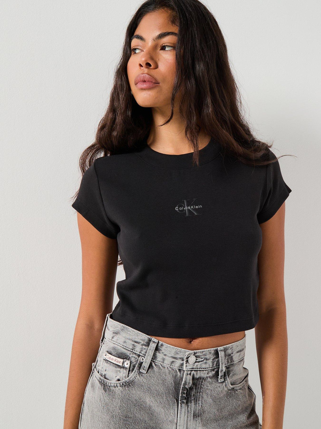 Calvin Klein Jeans Monogram Baby T-Shirt - Black