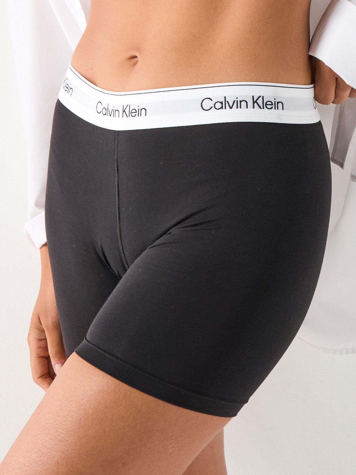 Calvin Klein Icon Cotton Modal Boxer Briefs - Black
