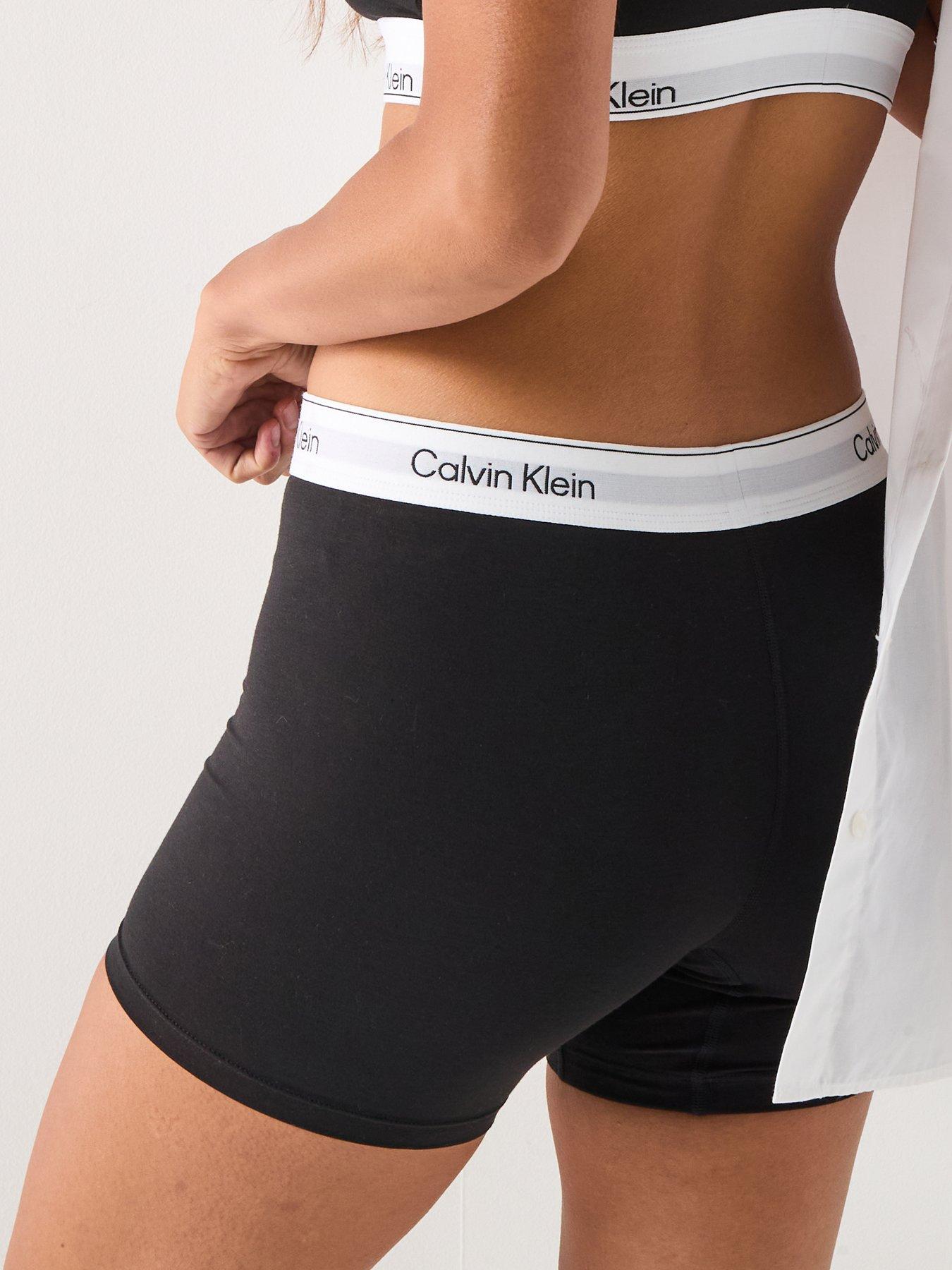 Calvin Klein Icon Cotton Modal Boxer Briefs Black Very