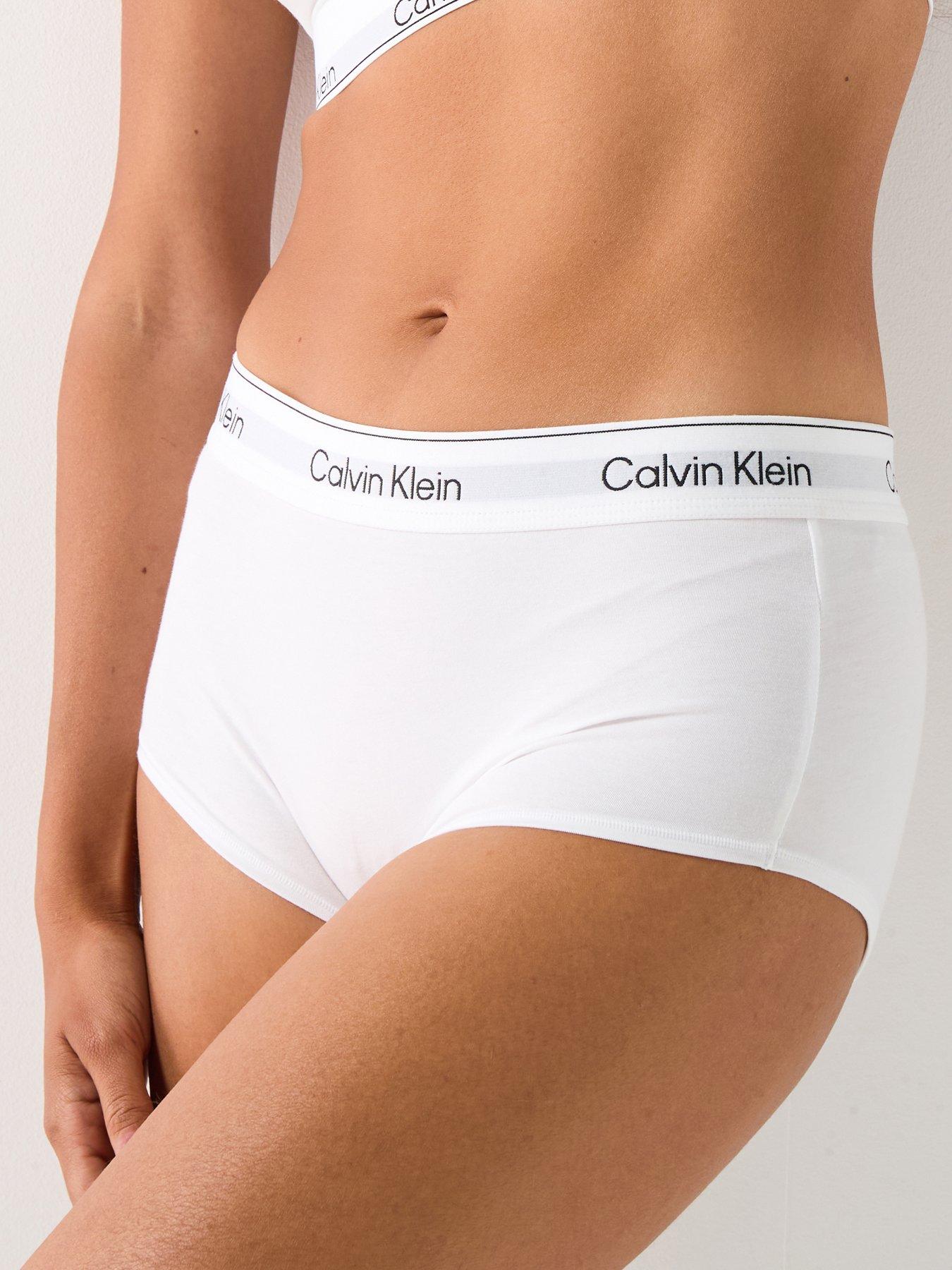 Calvin Klein Icon Cotton Modal Boy Short - White