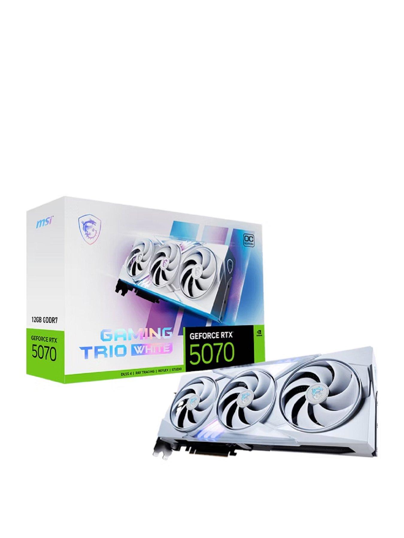 MSI Gaming Trio OC - RTX 5070 - 12GB - Graphics Card - White | Very
