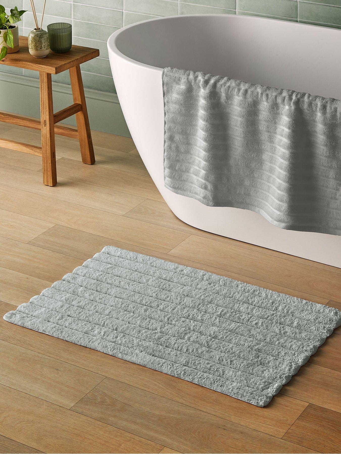 Silentnight Ribbed Cotton Bath Mat