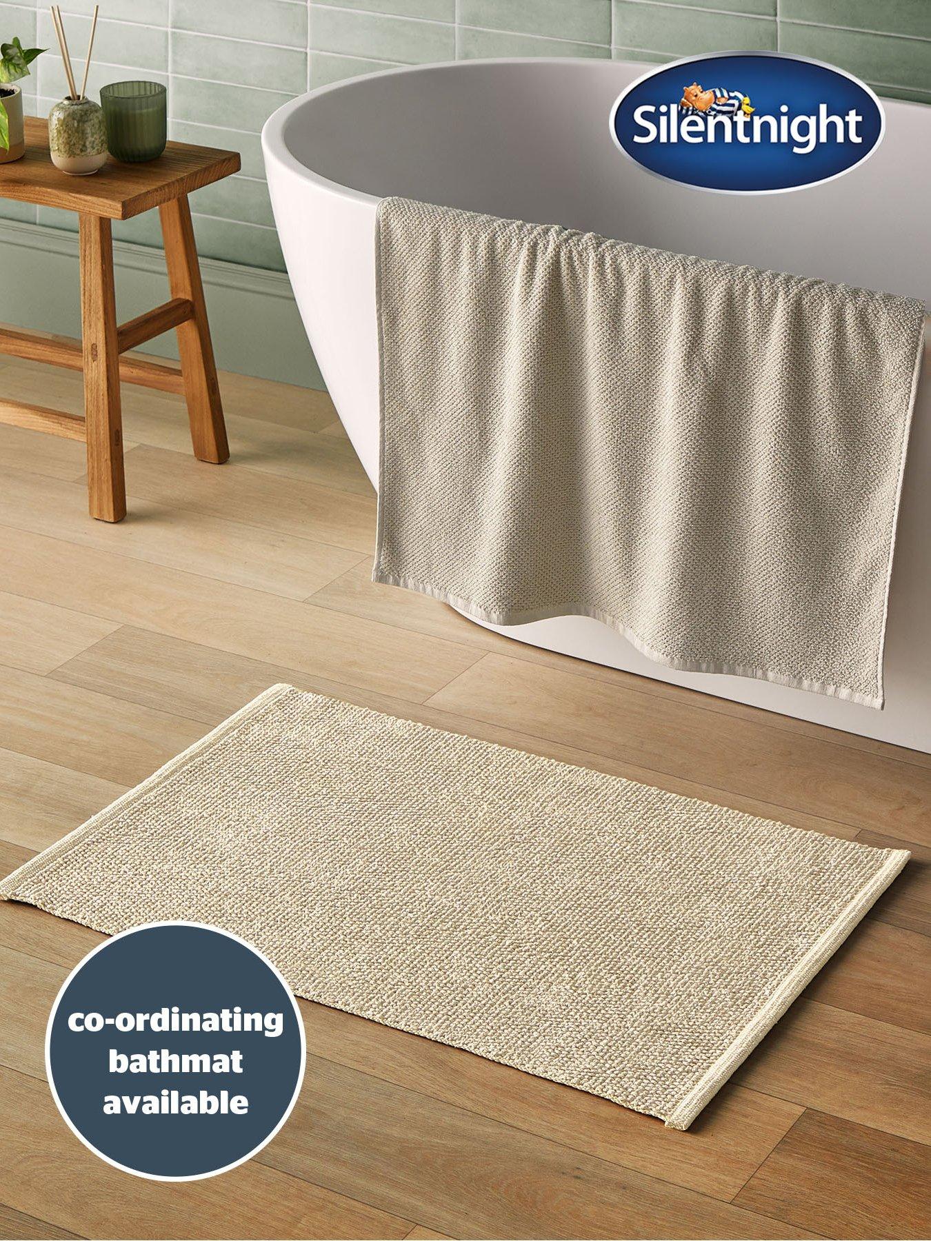 Image 4 of 7 of Silentnight Popcorn Waffle Bath Sheet - 2 Pack
