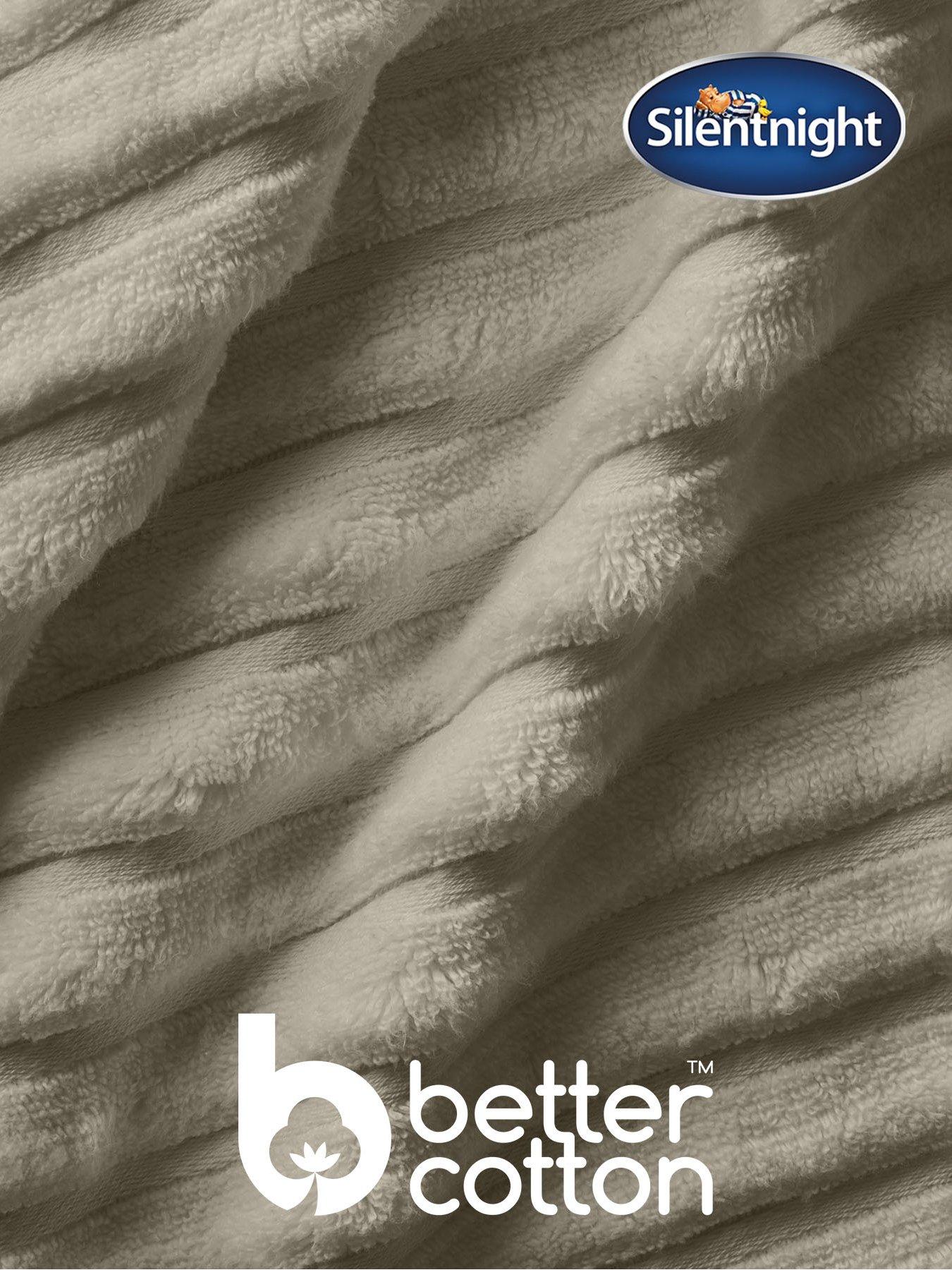 Image 3 of 7 of Silentnight Ribbed Cotton Towels - 6 Piece Bale