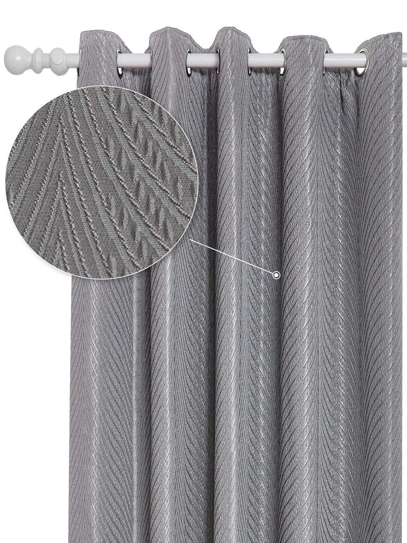 Image 2 of 4 of Very Home Wave Lined Eyelet Curtains