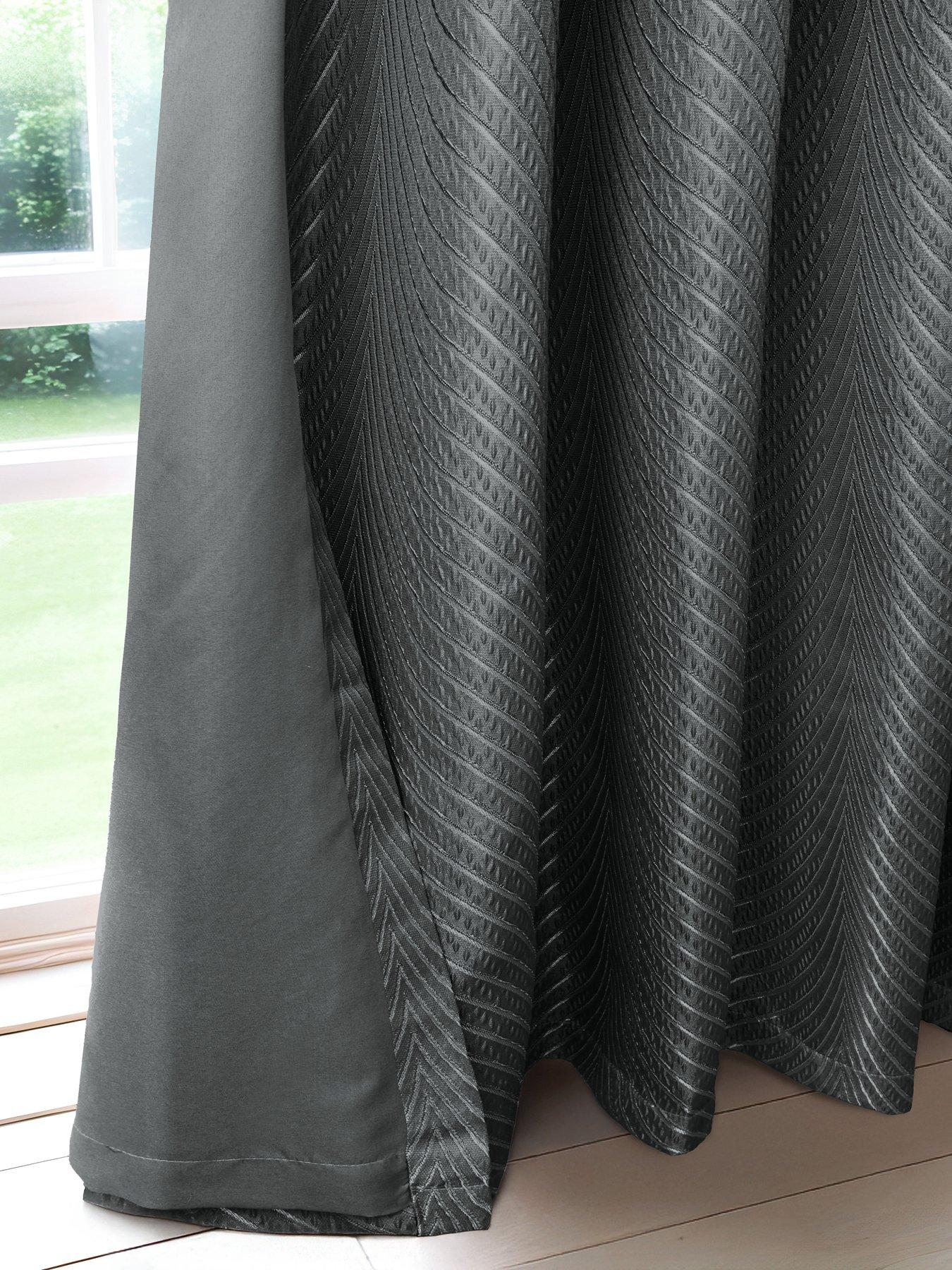 Image 4 of 4 of Very Home Wave Lined Eyelet Curtains