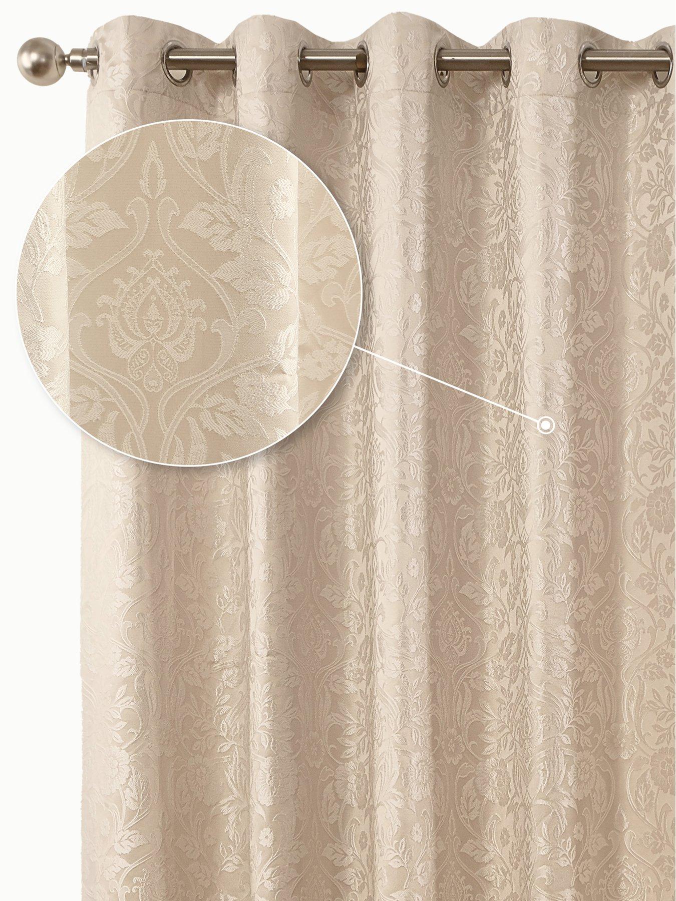 Image 2 of 5 of Very Home &nbsp;Floral Lined Eyelet Curtains&nbsp;