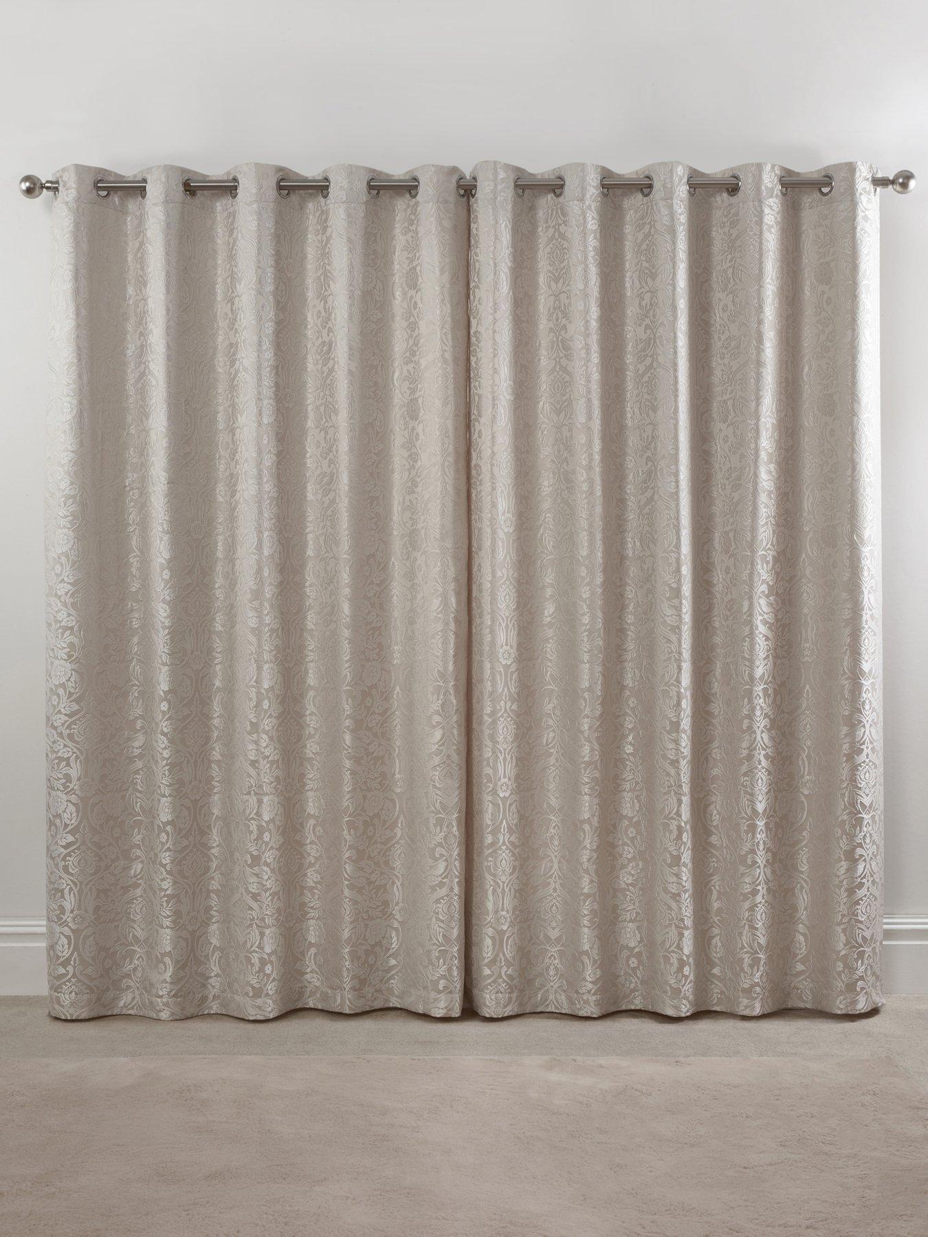 Image 5 of 5 of Very Home &nbsp;Floral Lined Eyelet Curtains&nbsp;