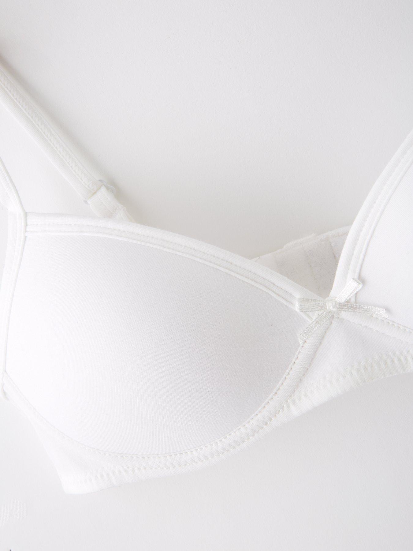 The Very Collection Girls 2 Pack Moulded Bra - White | Very