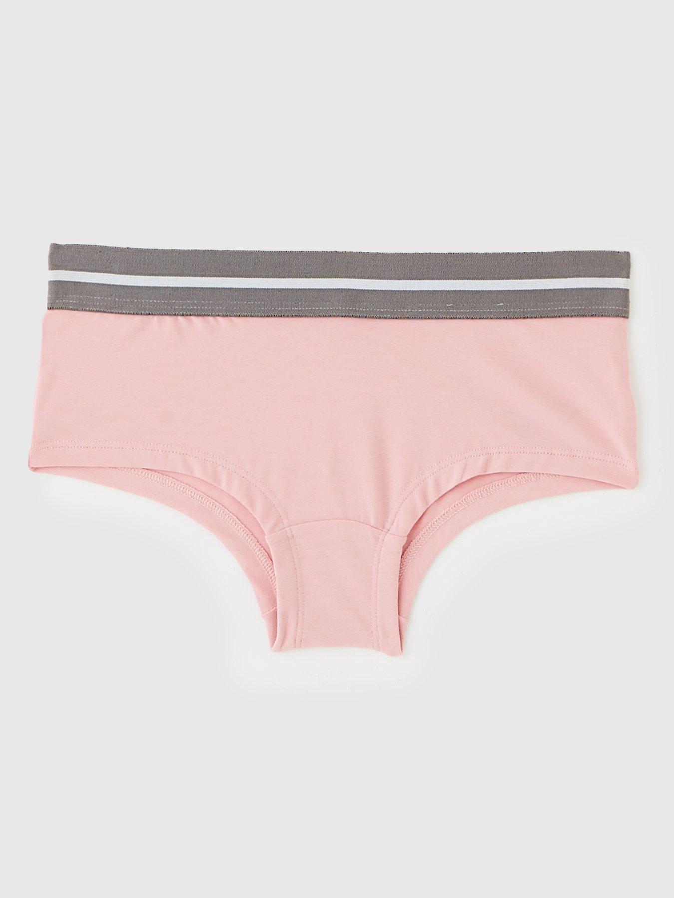 Image 2 of 4 of The Very Collection Girls 3 Pack Sporty Briefs - Multi