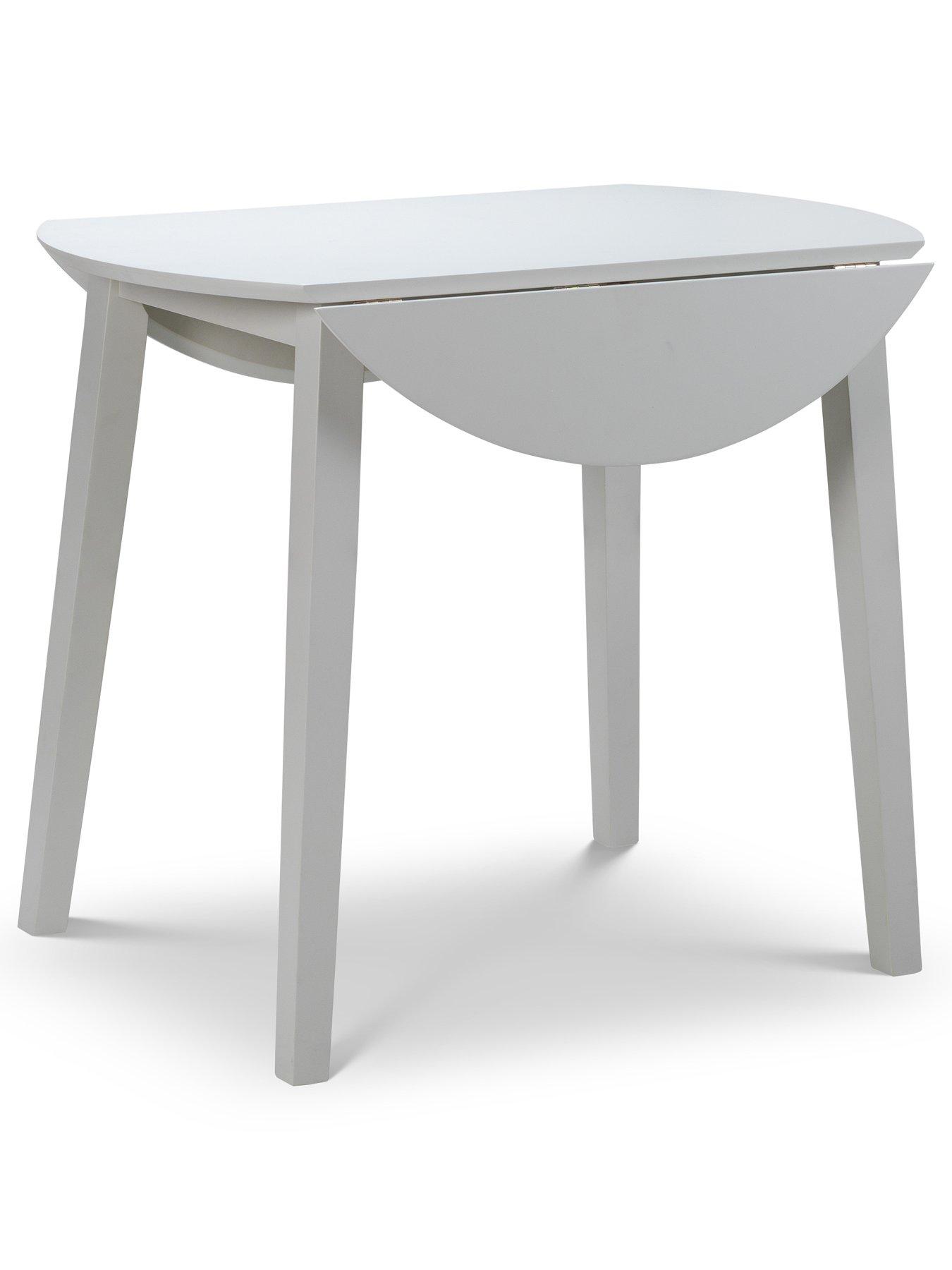 Image 6 of 6 of Julian Bowen Coast Dropleaf Table with&nbsp;Chair Options - Grey
