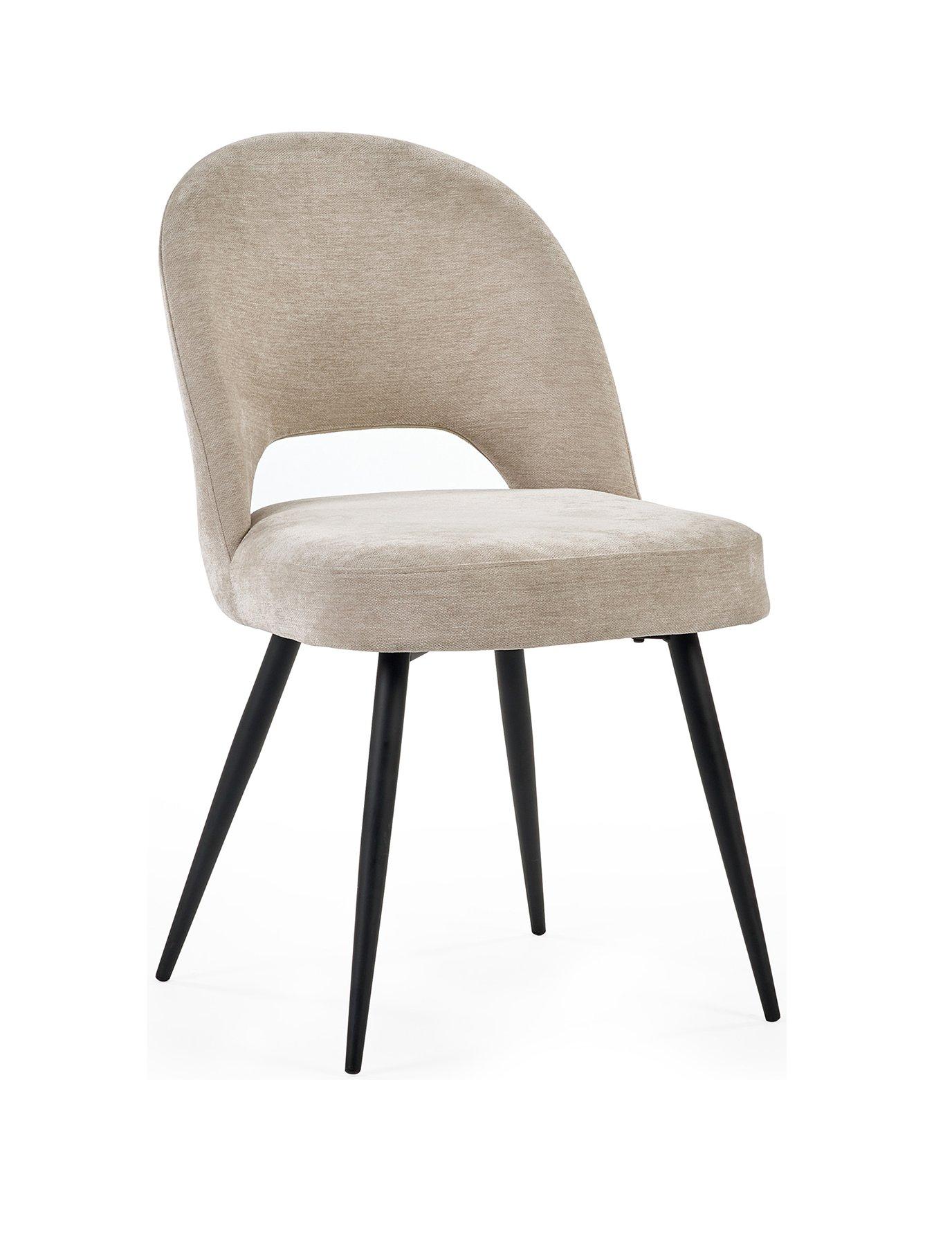 Image 2 of 4 of Julian Bowen Set Of 2 Ella Dining Chairs - Calico