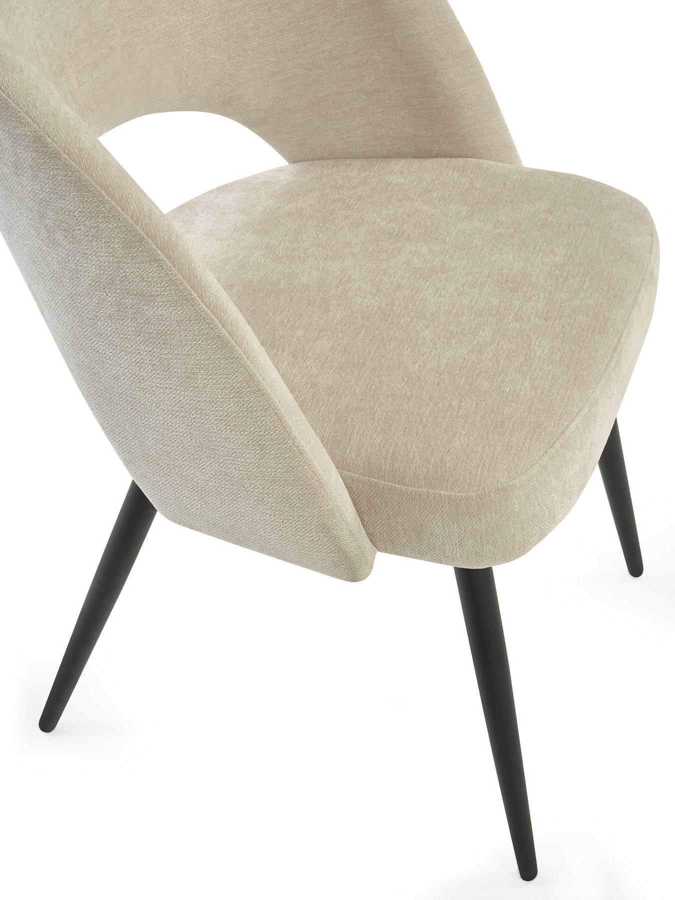 Image 4 of 5 of Julian Bowen Set Of 2 Ella Dining Chairs - Calico
