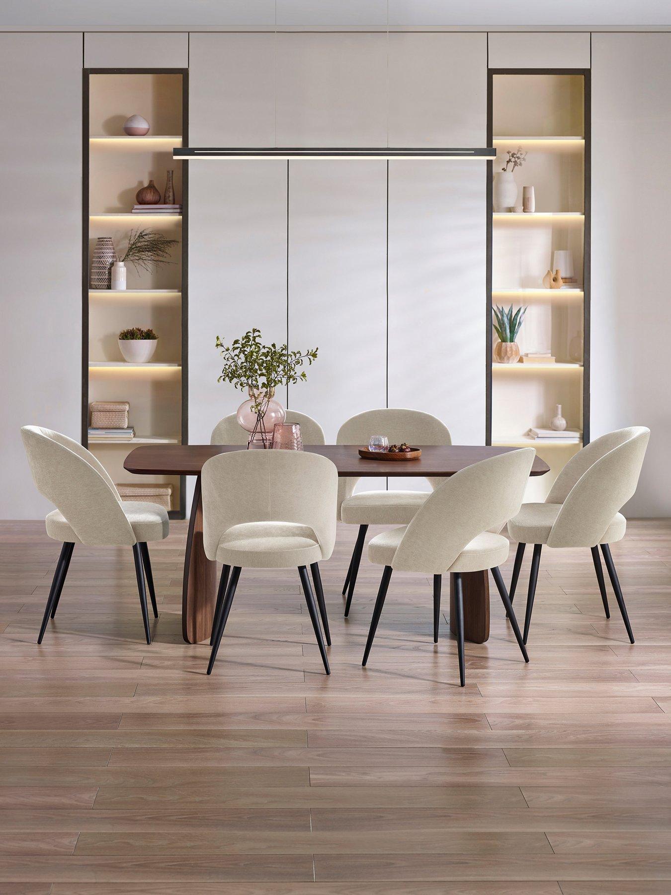 Image 5 of 5 of Julian Bowen Set Of 2 Ella Dining Chairs - Calico