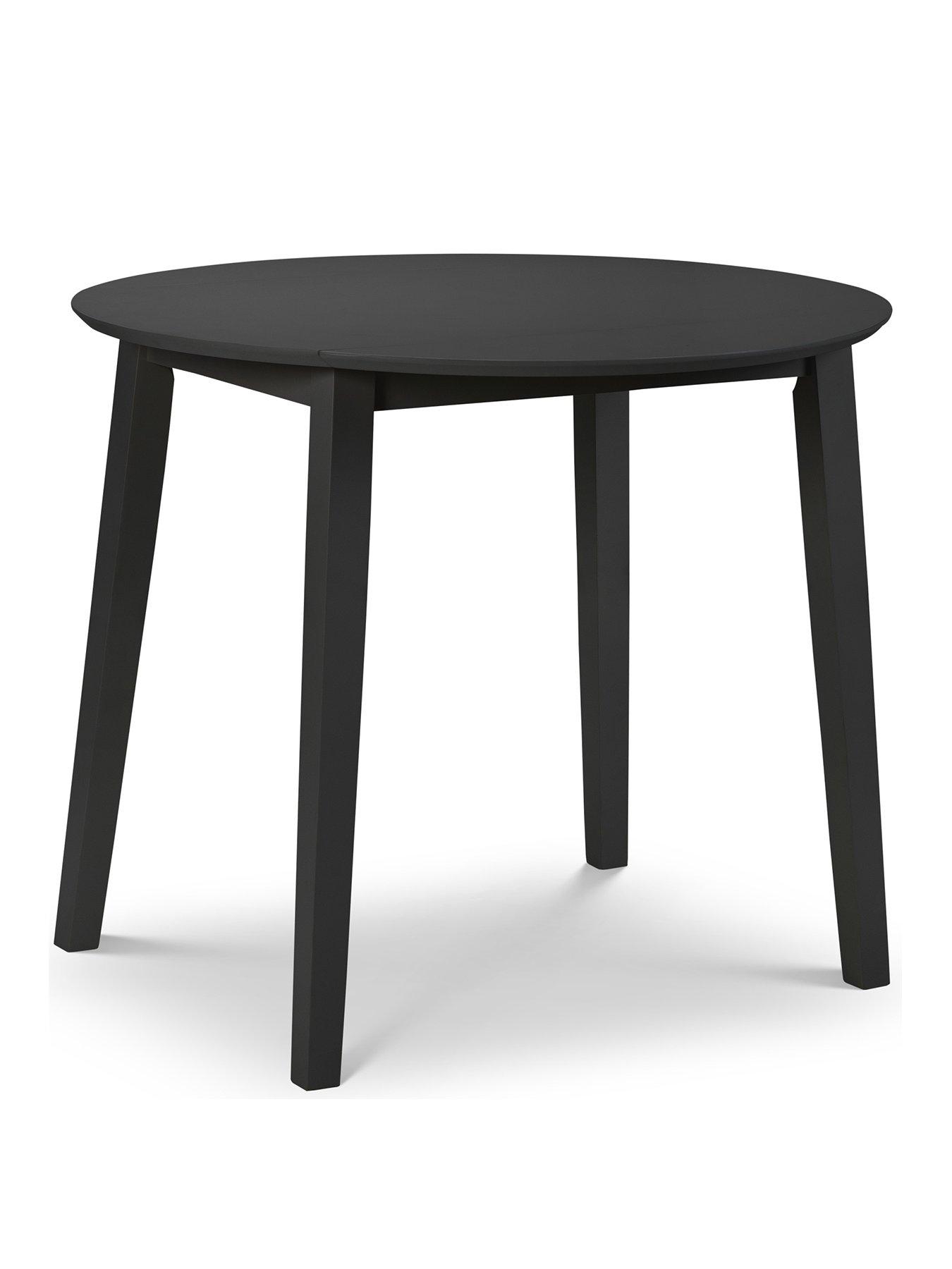 Image 2 of 4 of Julian Bowen Coast Dropleaf Table with Chair Options&nbsp;- Black