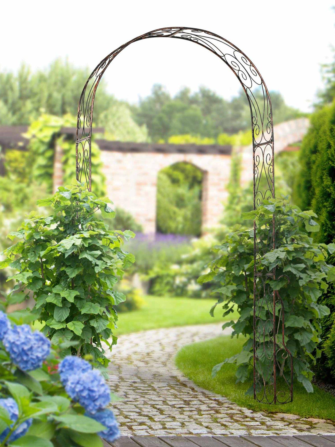 undefined Metal Garden Arch Trellis,120 x 30 x 226cm