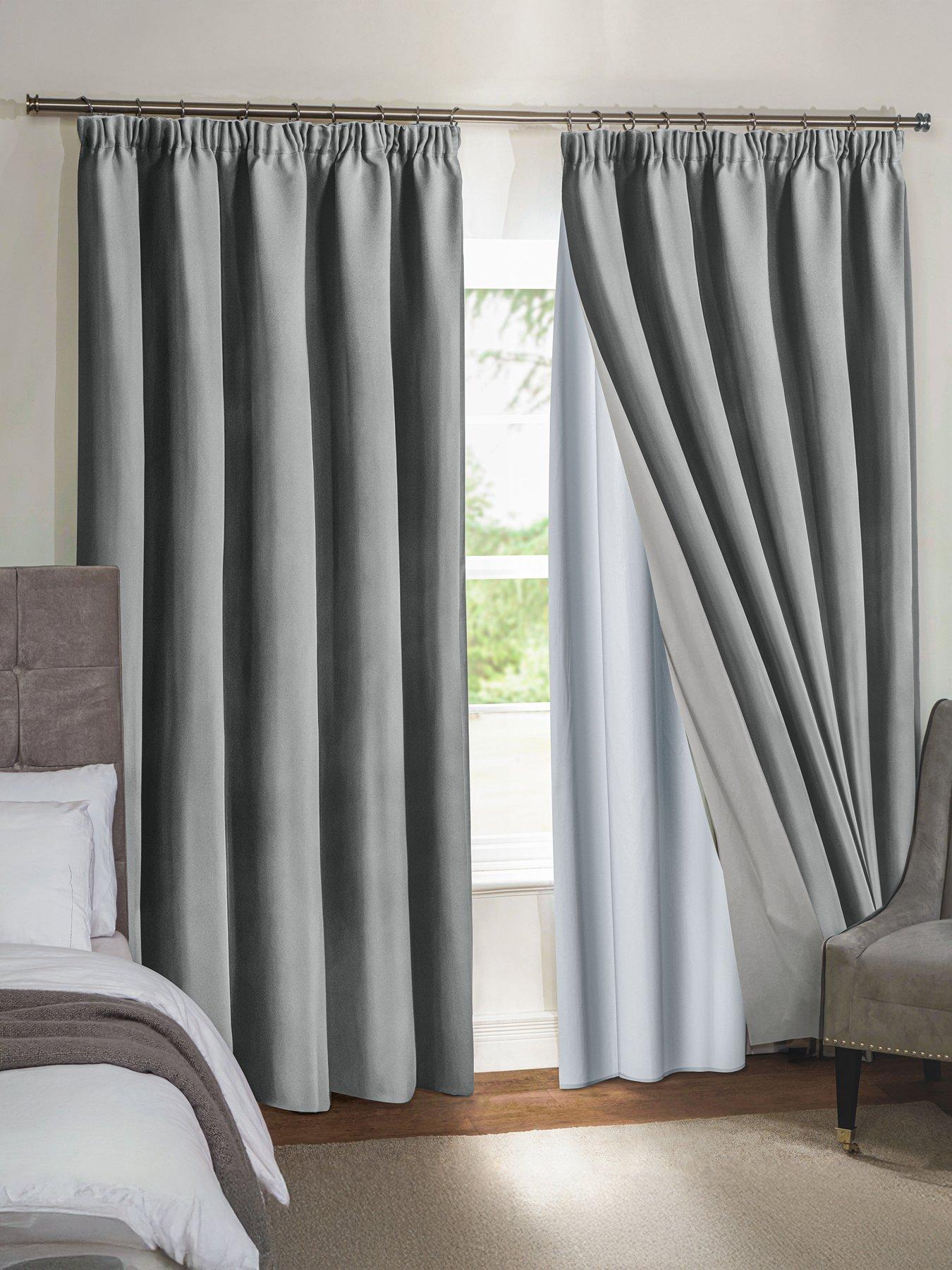 Very Home Pleated Curtain Blackout Lining