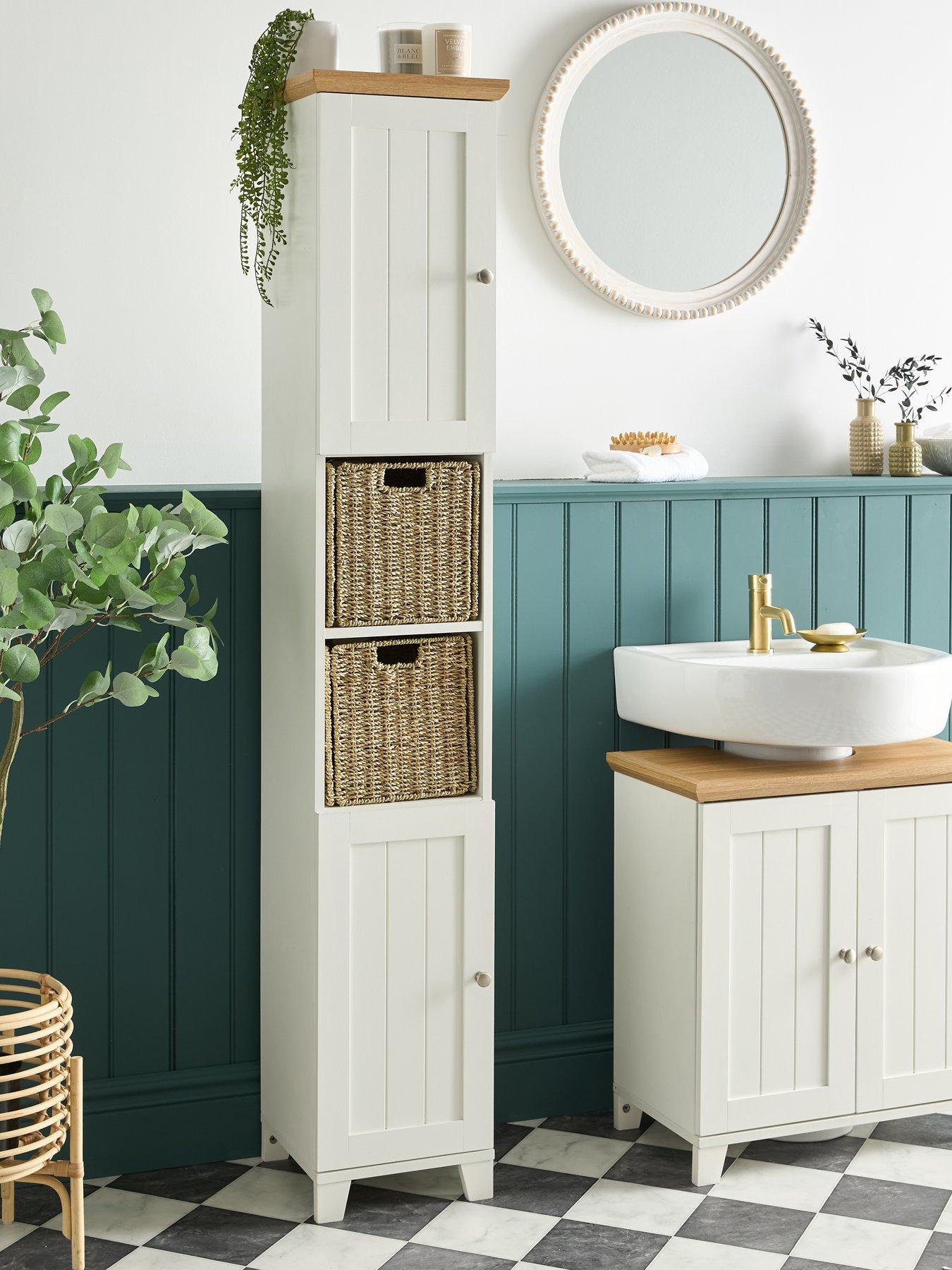 undefined Amigo Tall Cabinet With 2 Baskets - FSC® Certified