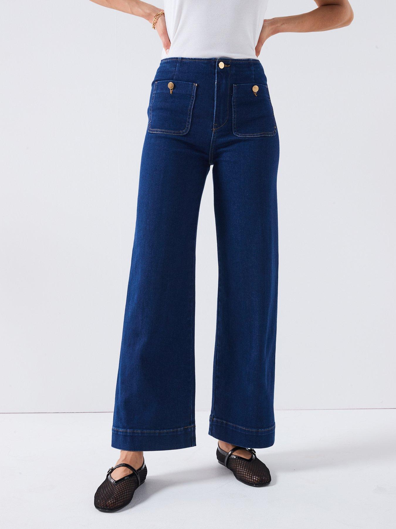 Only Madeline High Waist Denim Jeans Blue Very