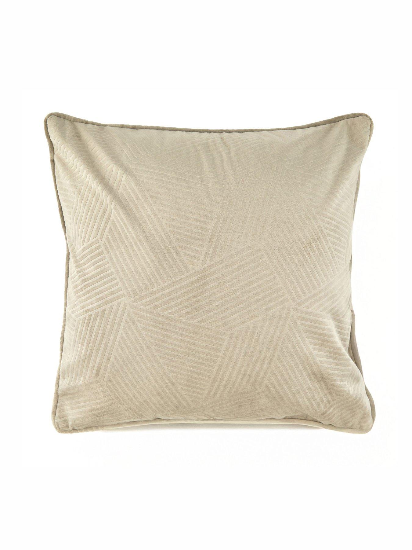 undefined Geo Velvet Filled Cushion
