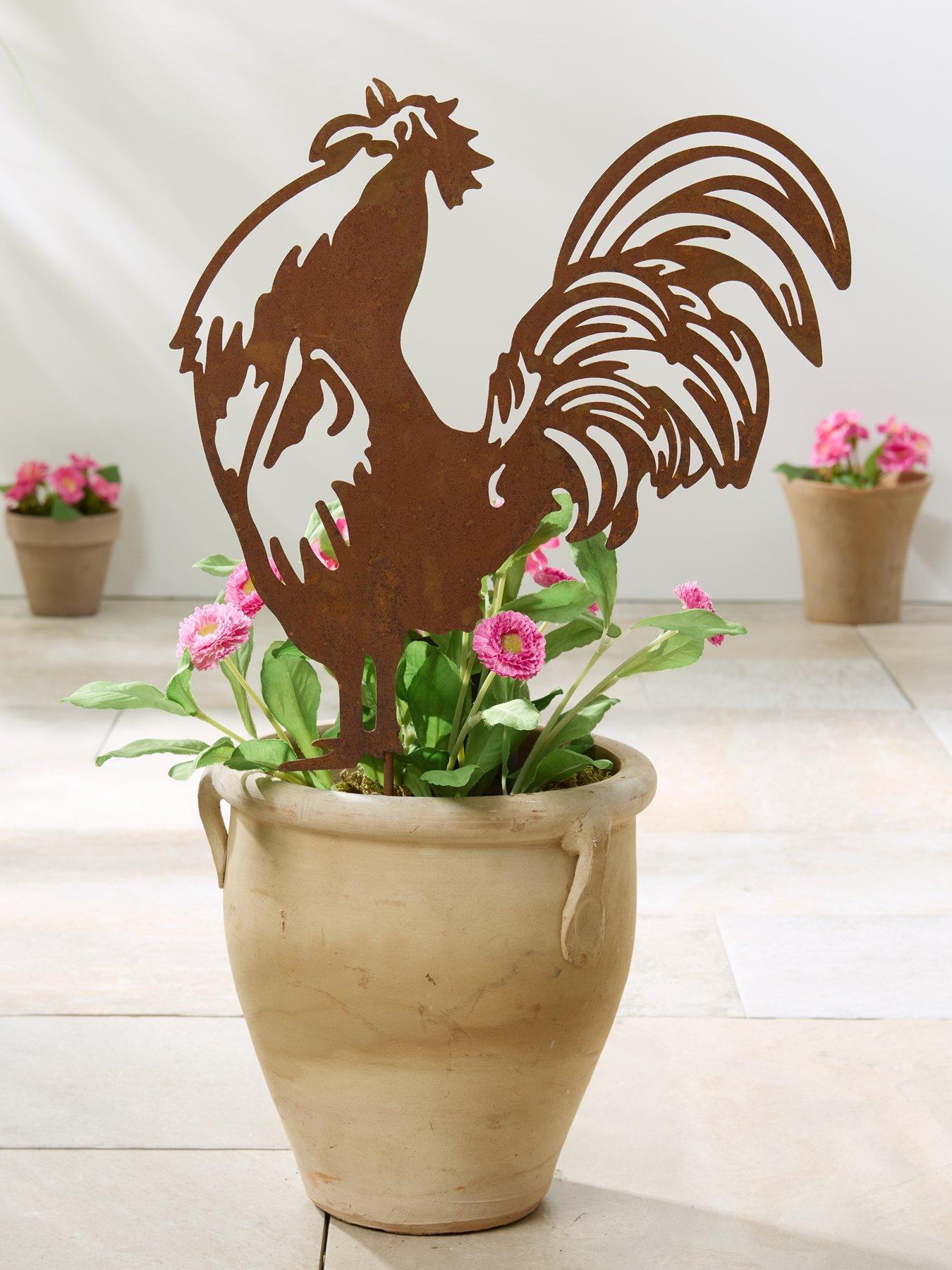 undefined Morning Cockerel Garden Stake