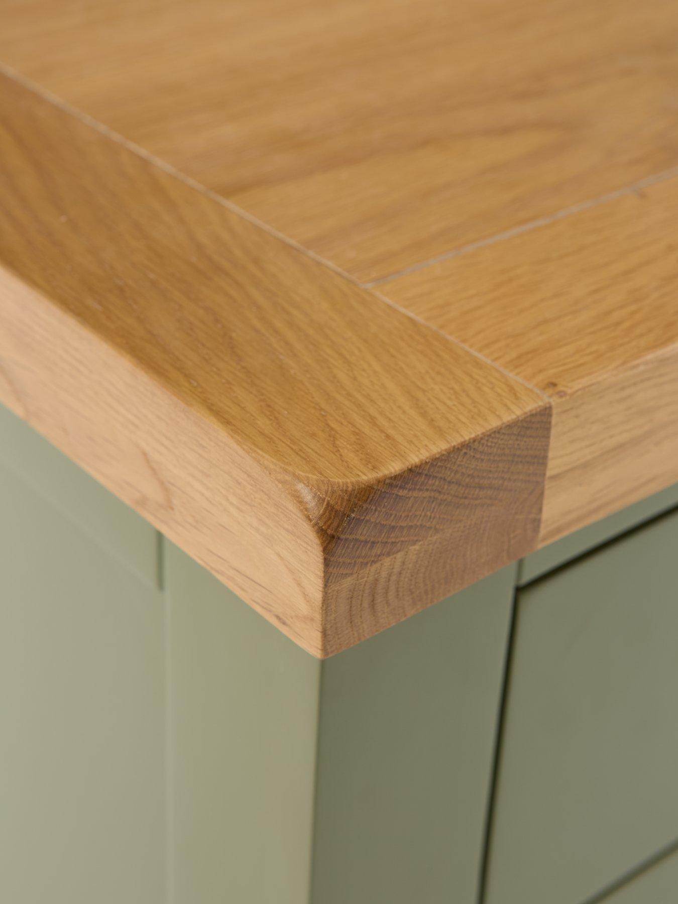 Image 7 of 7 of The Very Collection Hamilton Ready Assembled 3 Door Sideboard&nbsp; &nbsp;Green -&nbsp;contains Solid Wood