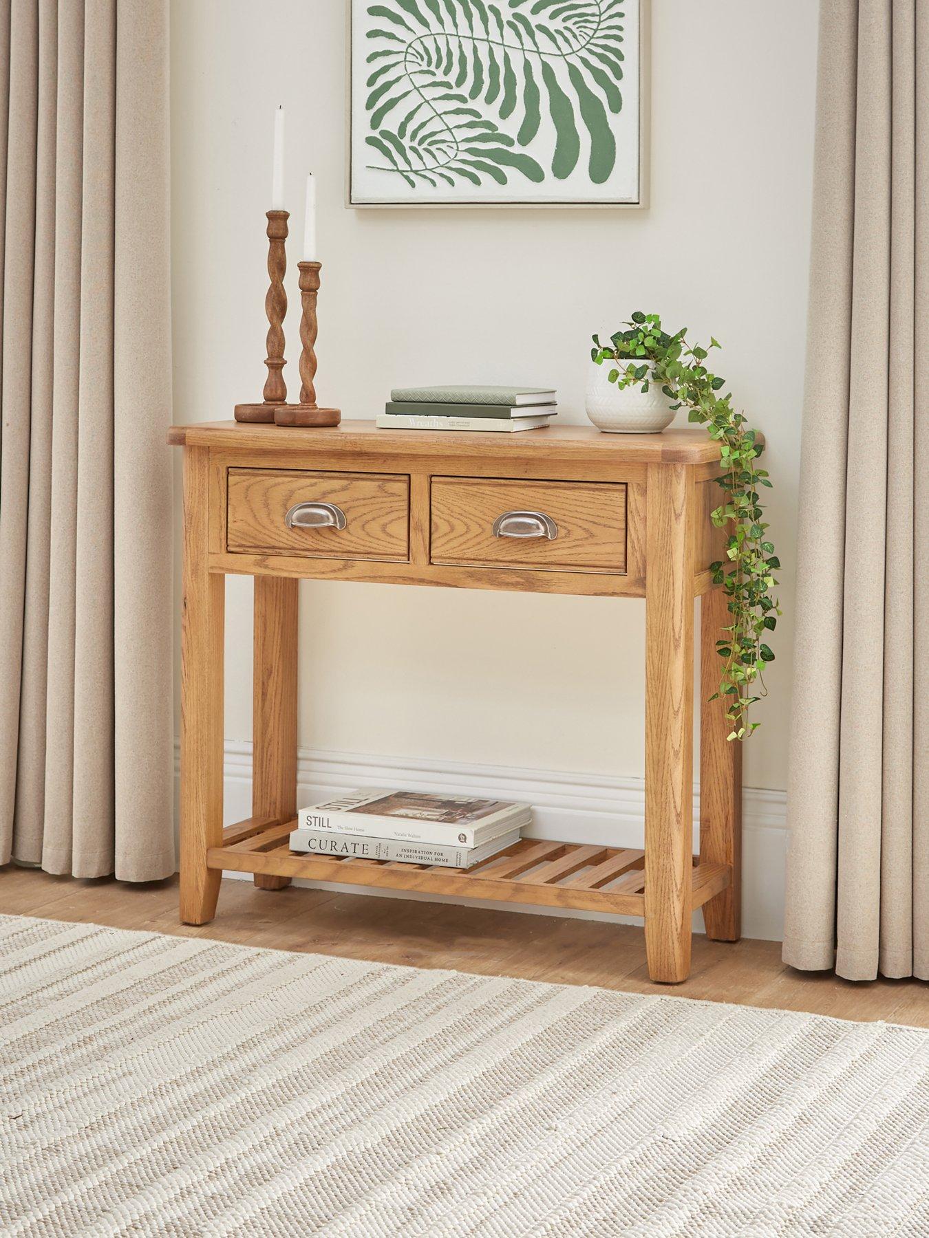 The Very Collection Woodland Console Table - Oak | Very